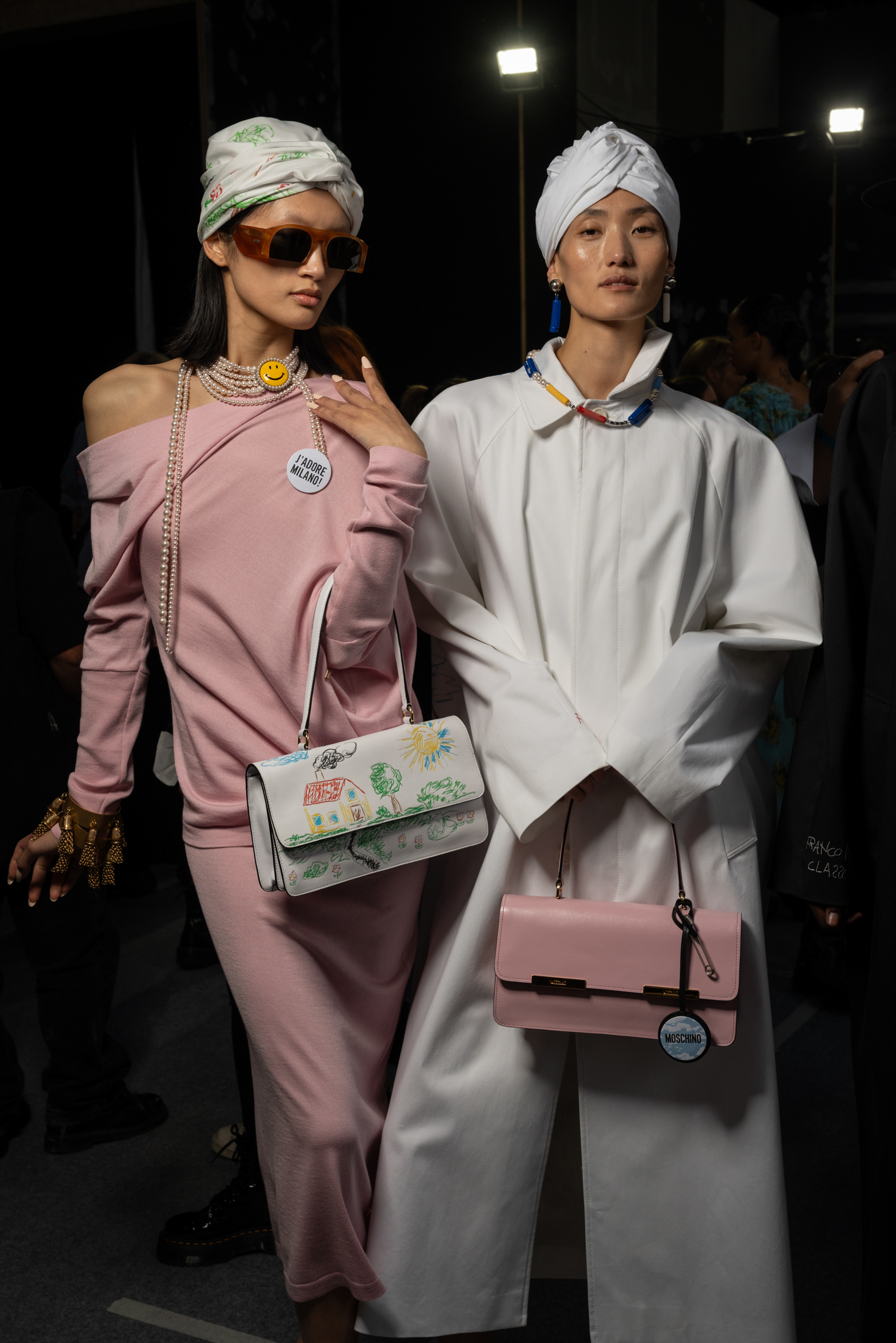 Moschino Spring 2025 Fashion Show Backstage