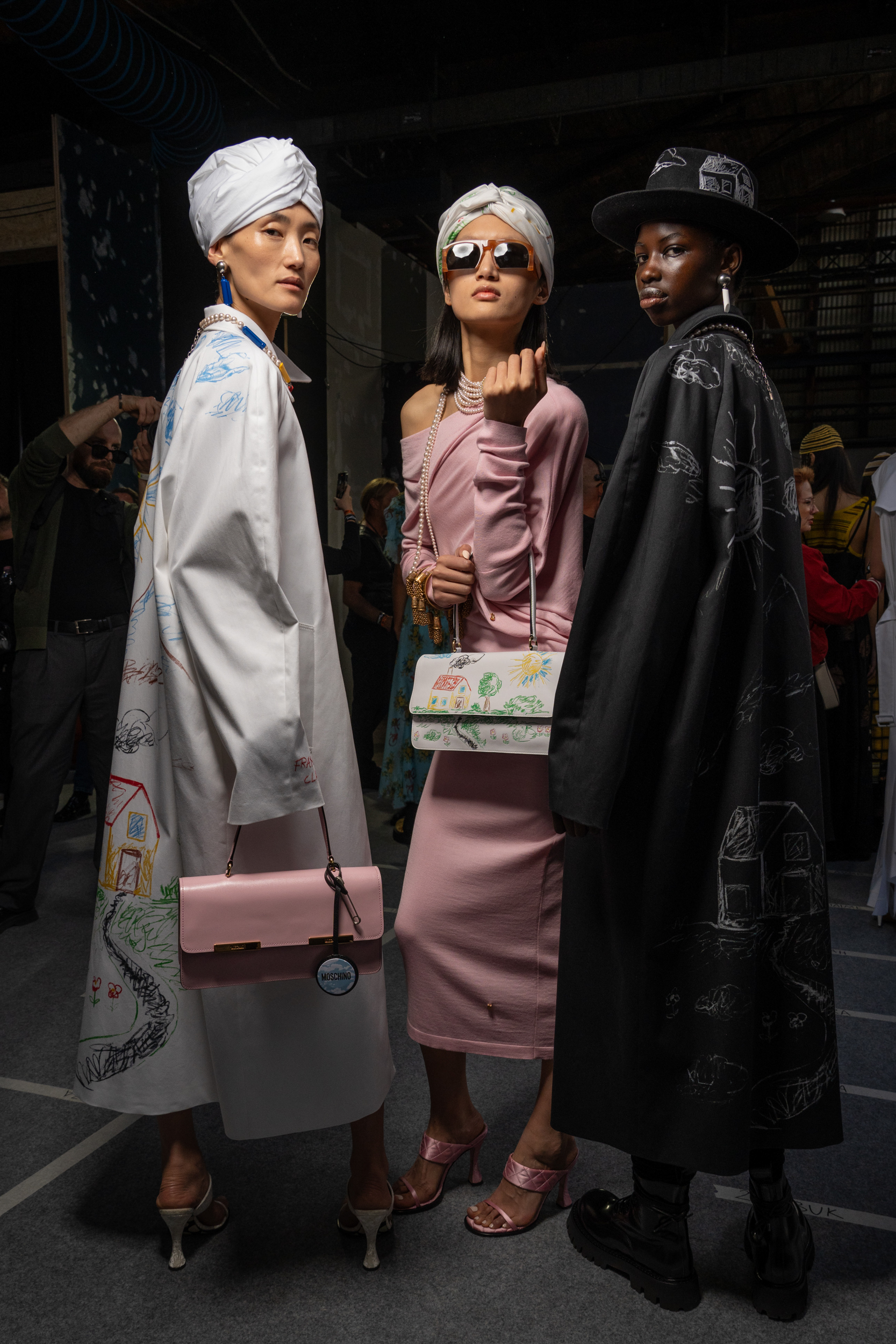 Moschino Spring 2025 Fashion Show Backstage