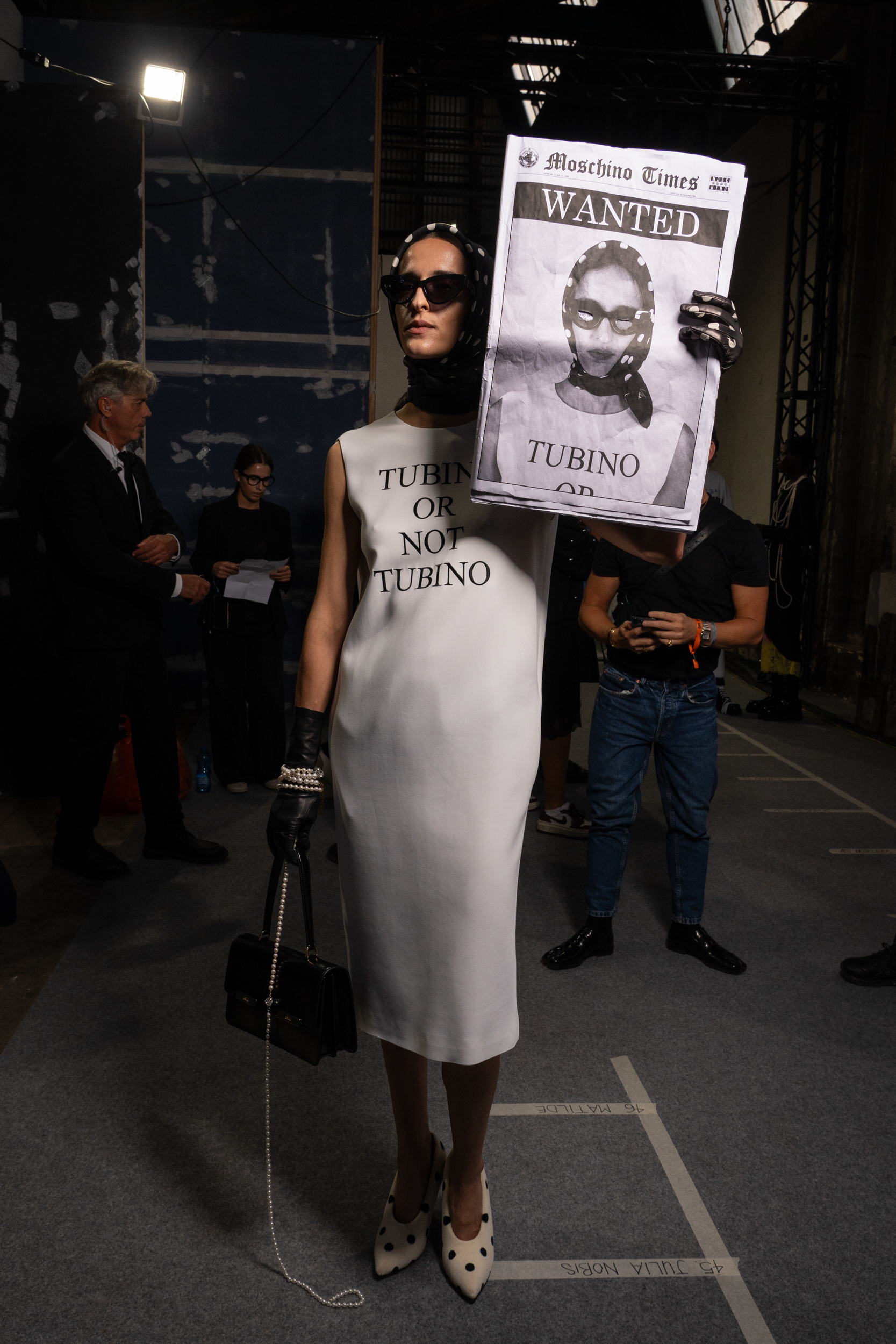 Moschino Spring 2025 Fashion Show Backstage