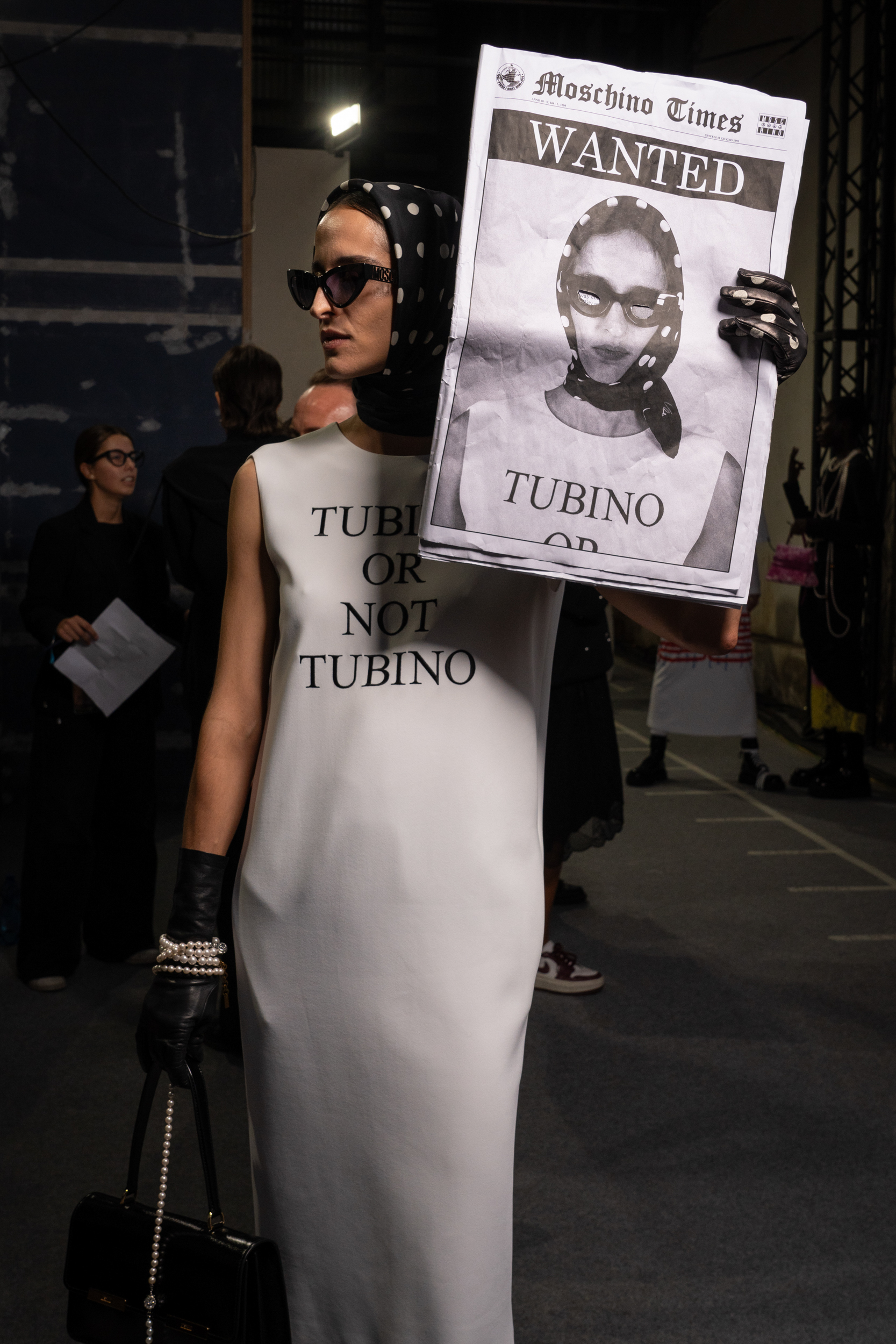 Moschino Spring 2025 Fashion Show Backstage