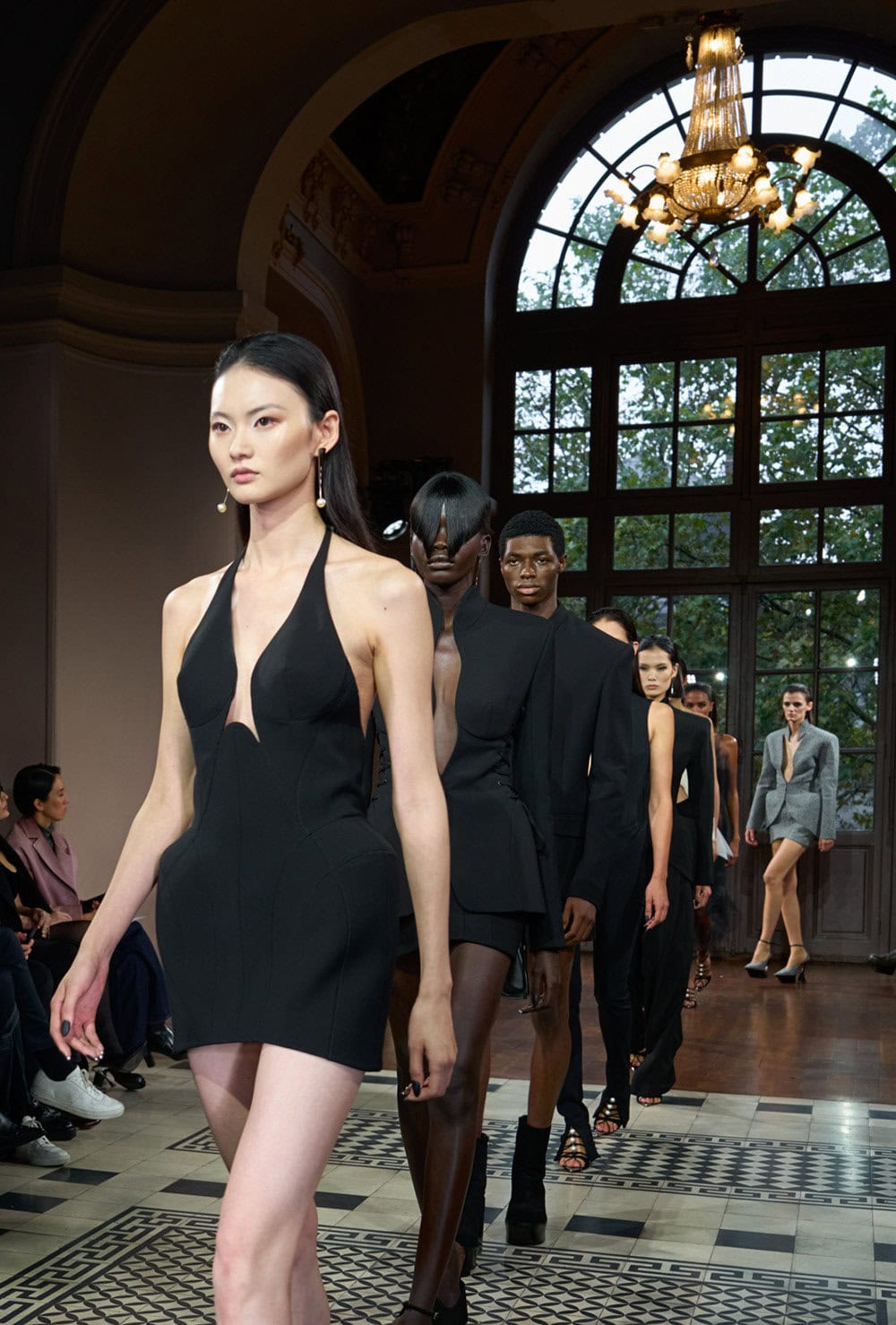 Mugler Spring 2025 Fashion Show Atmosphere