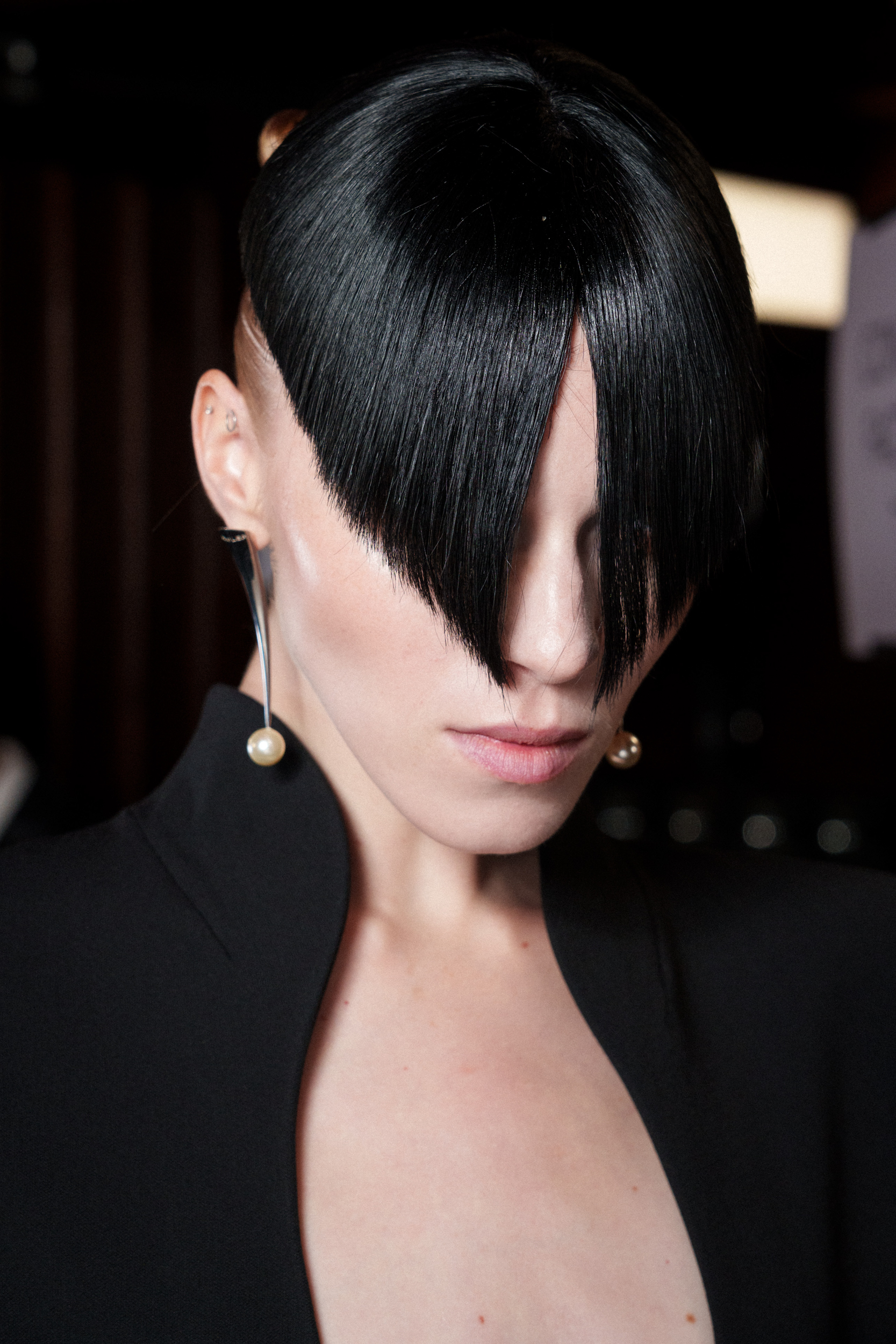 Mugler Spring 2025 Fashion Show Backstage