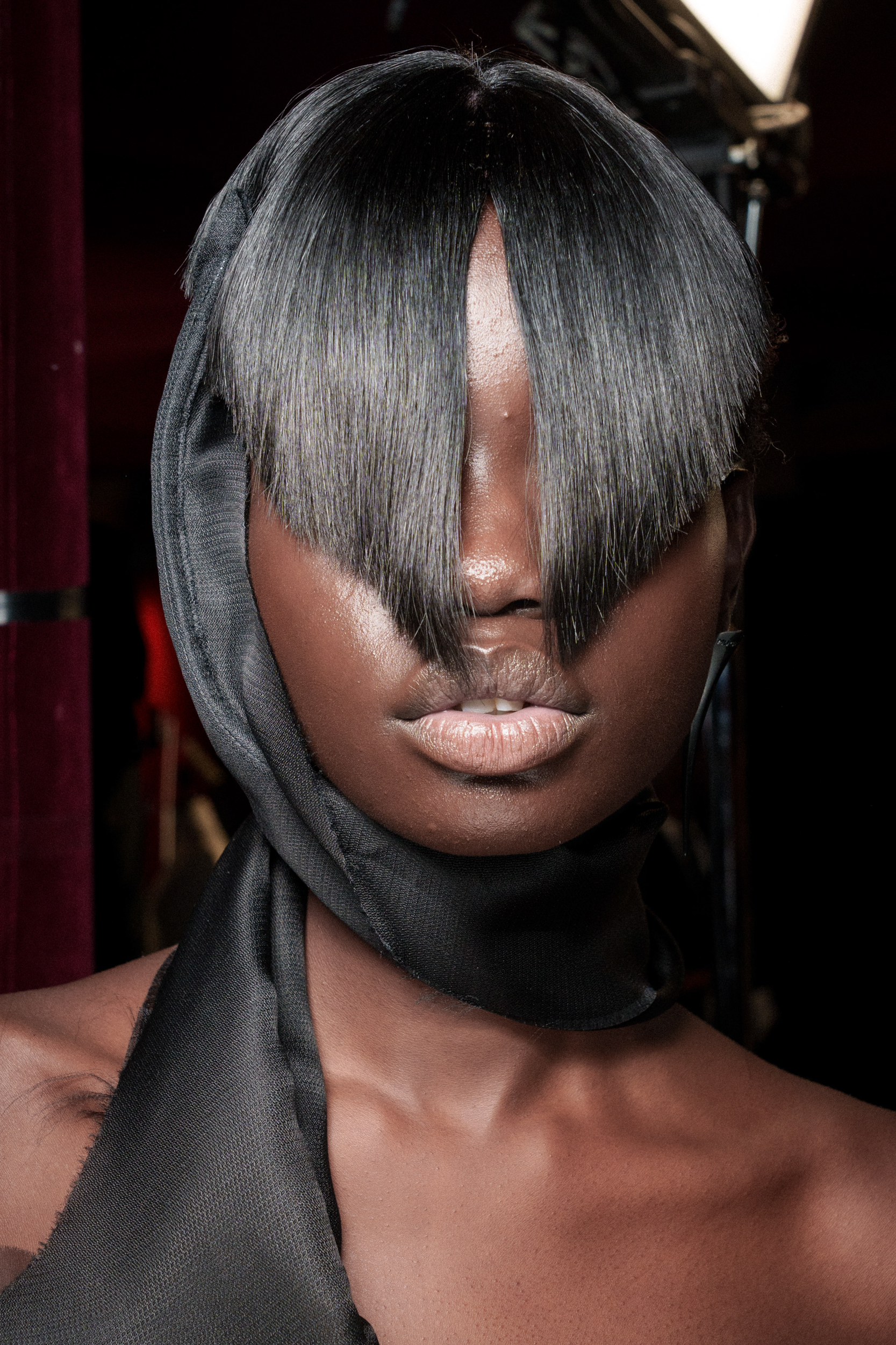 Mugler Spring 2025 Fashion Show Backstage