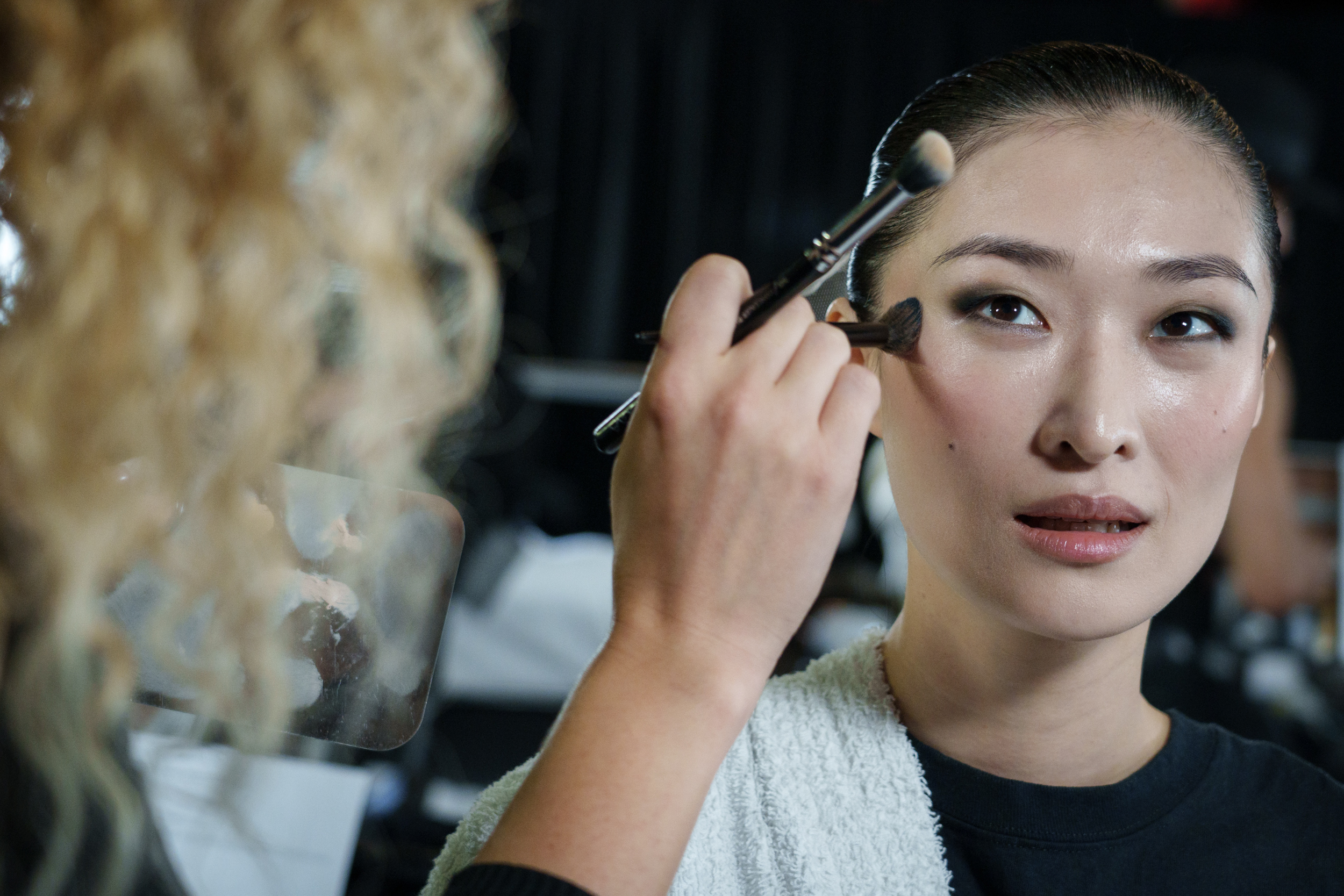 Mugler Spring 2025 Fashion Show Backstage