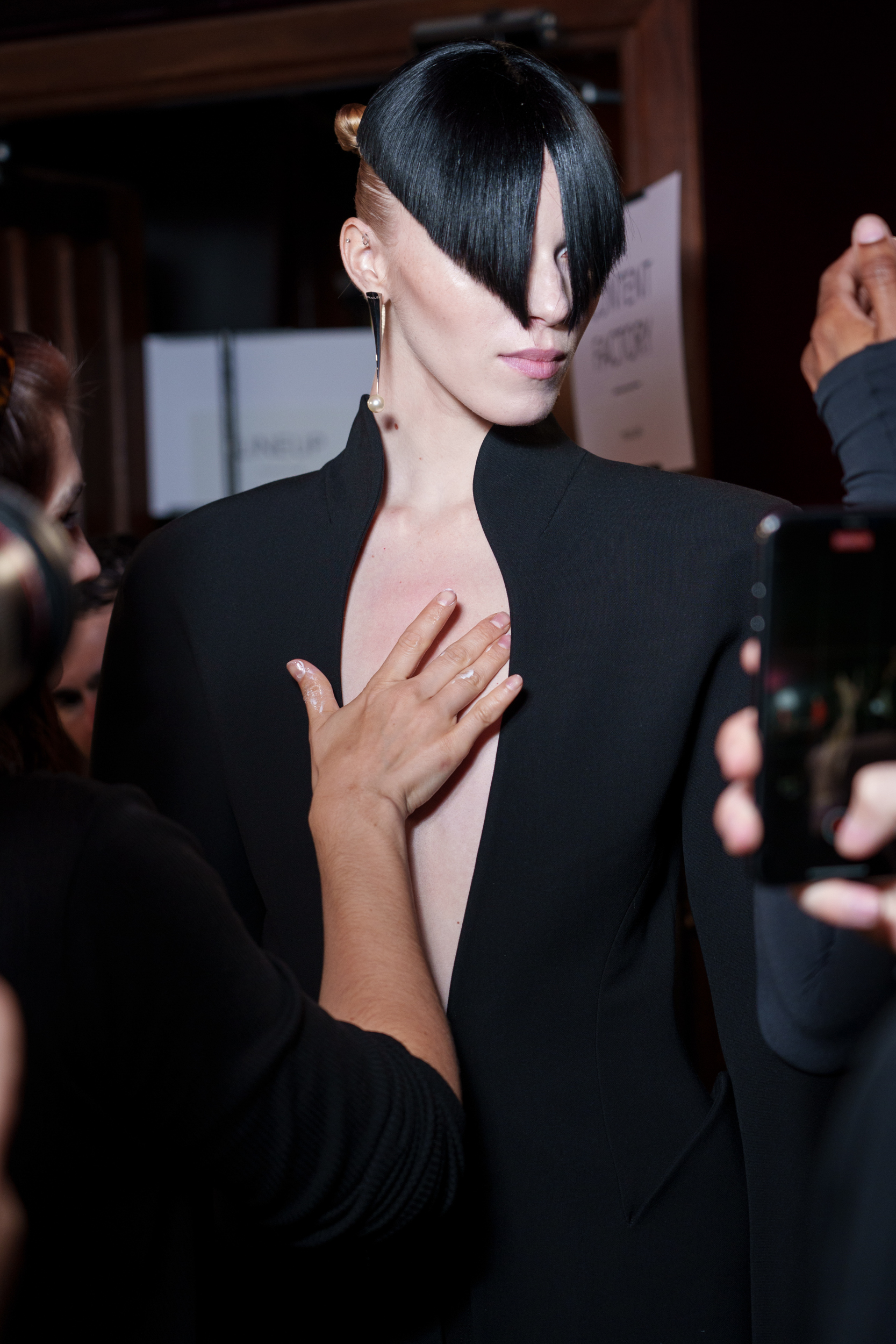 Mugler Spring 2025 Fashion Show Backstage