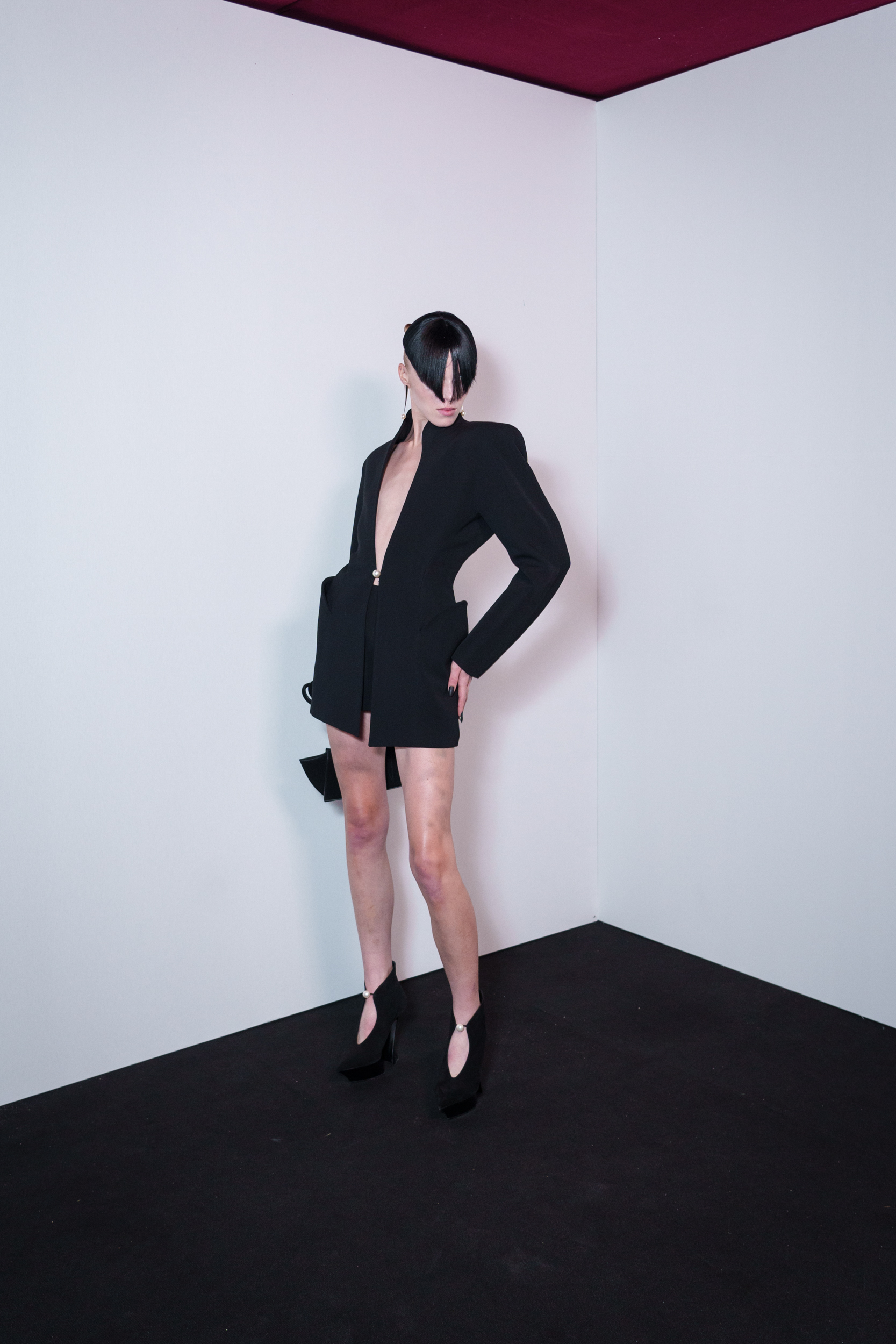 Mugler Spring 2025 Fashion Show Backstage