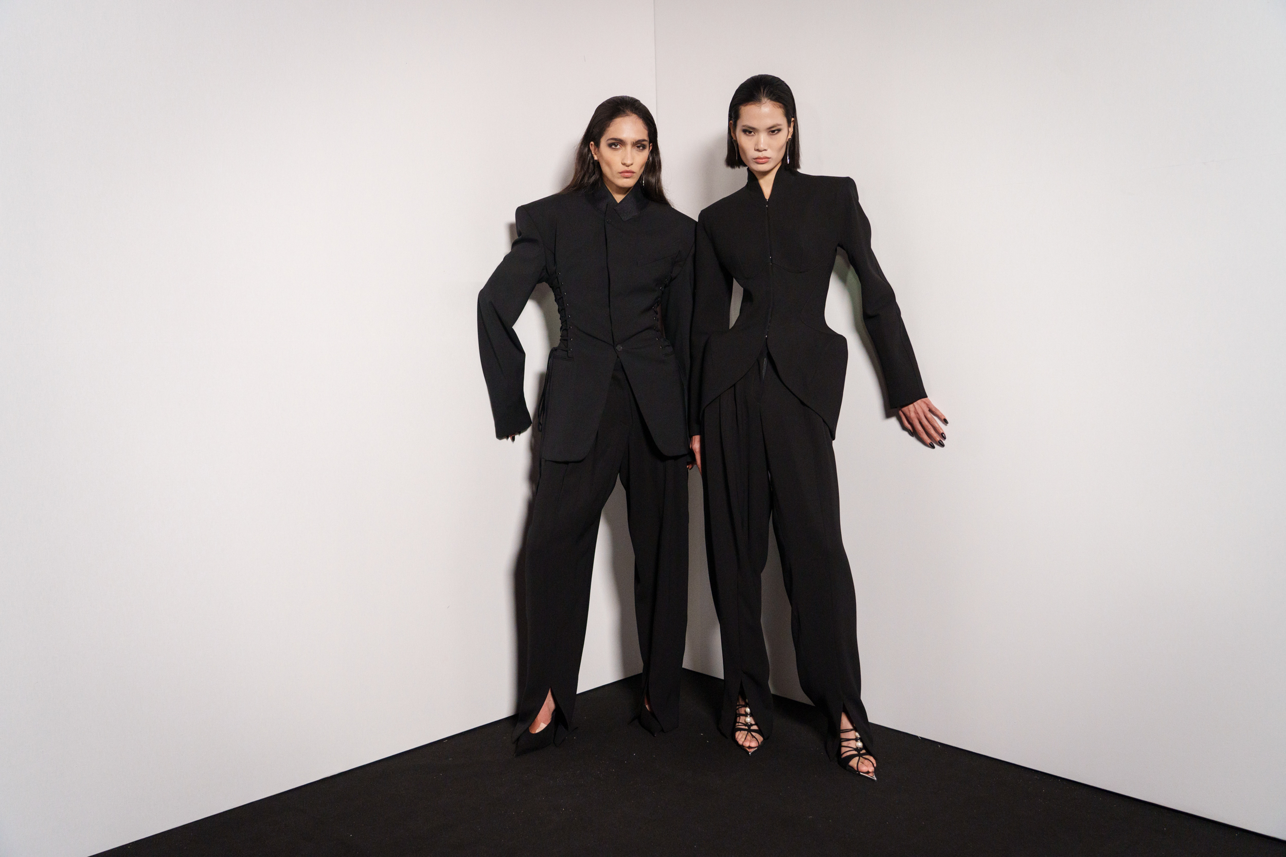 Mugler Spring 2025 Fashion Show Backstage