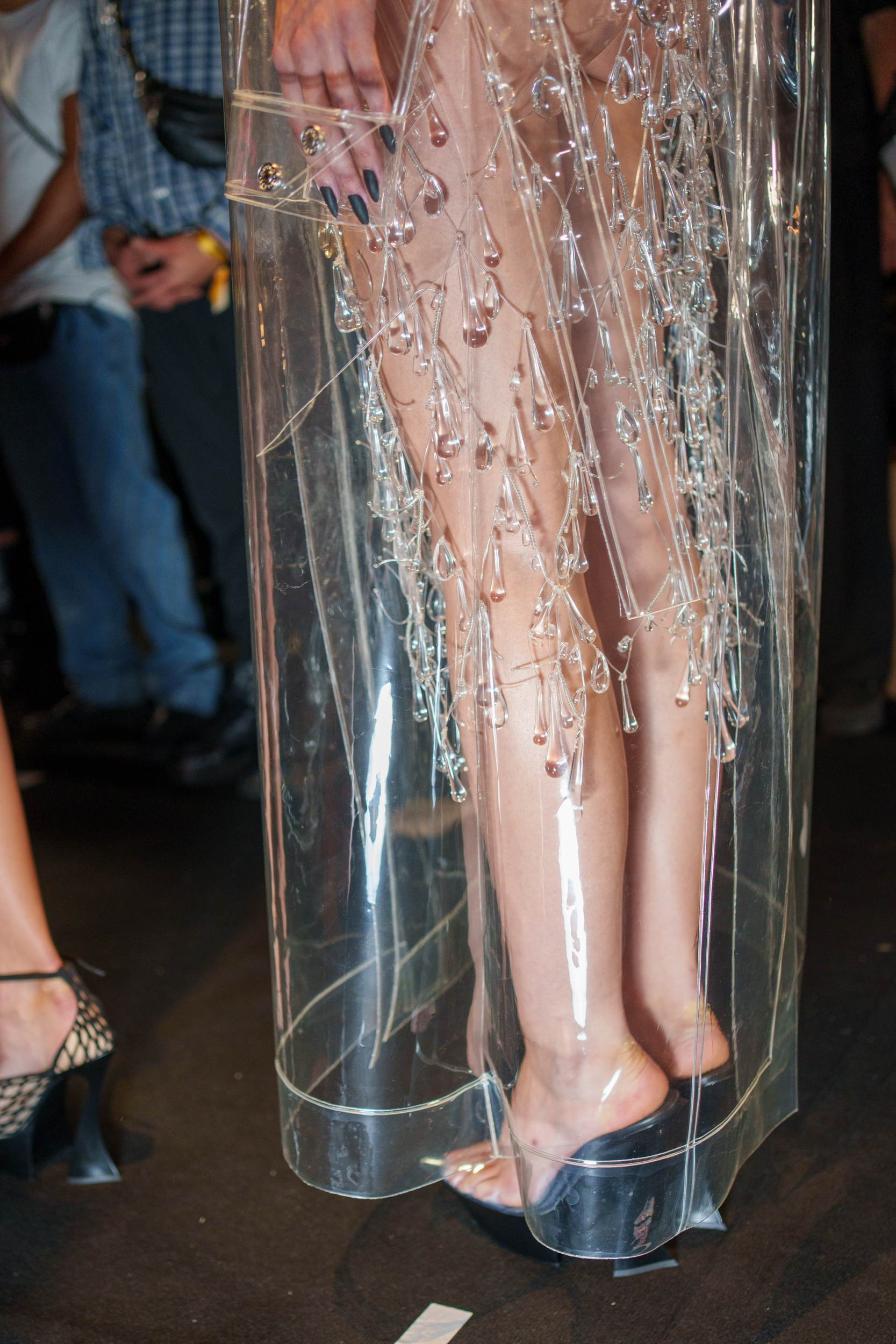 Mugler Spring 2025 Fashion Show Backstage