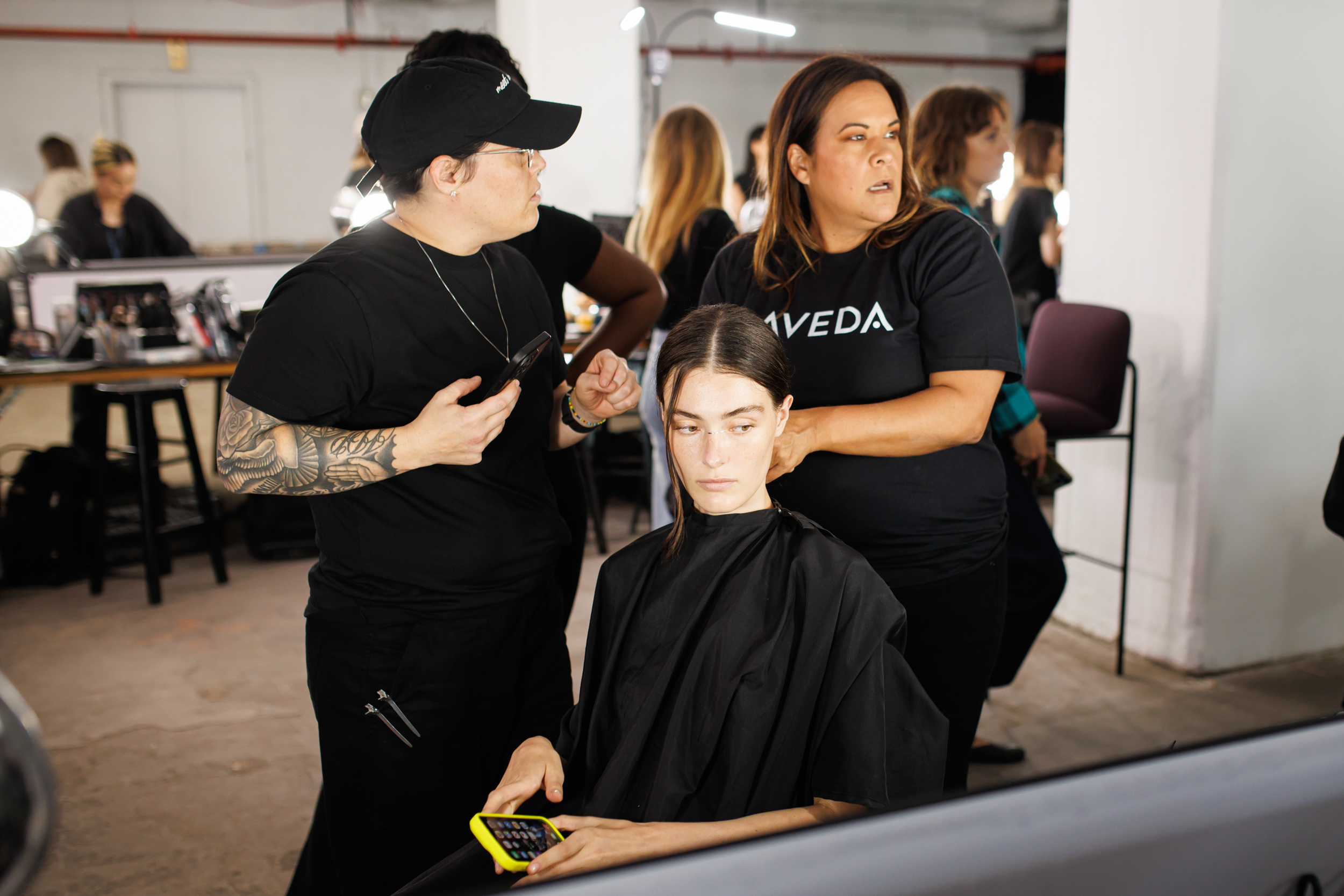 Nanushka Spring 2025 Fashion Show Backstage