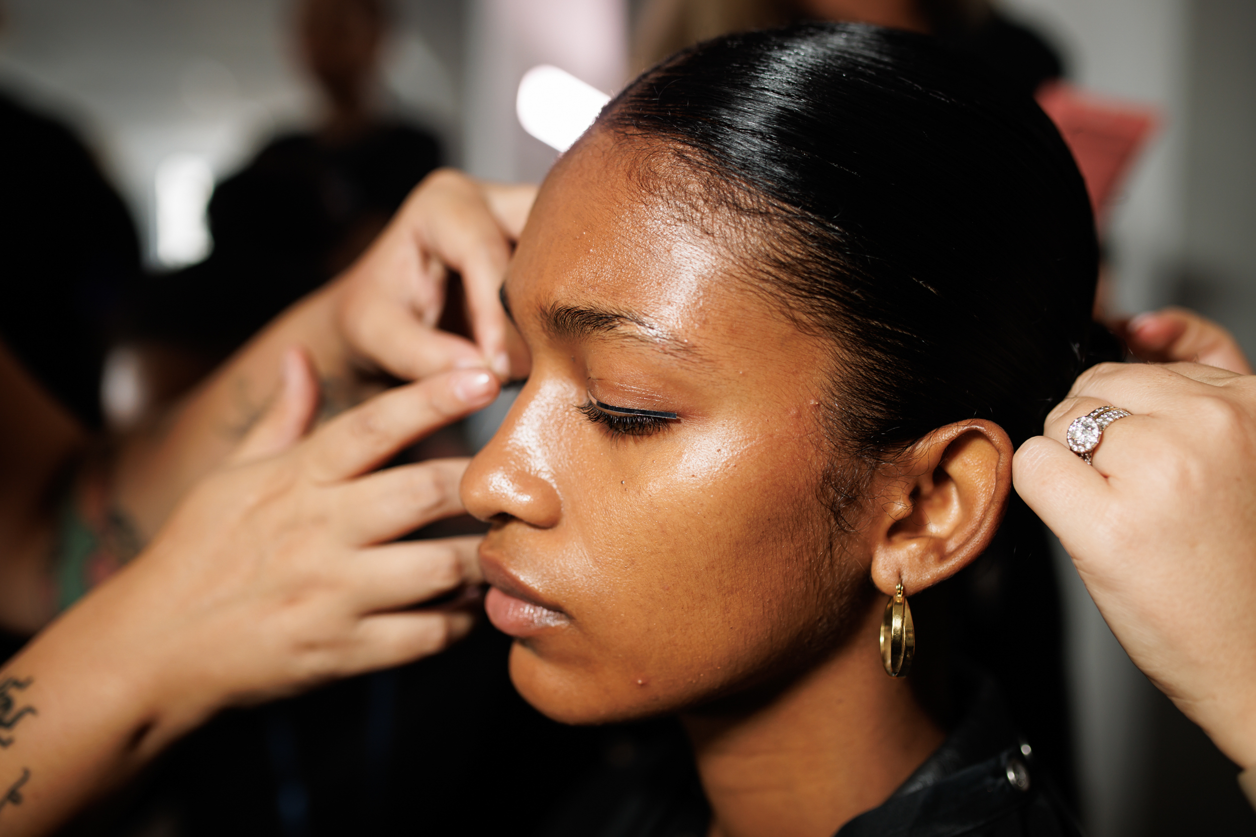 Nanushka Spring 2025 Fashion Show Backstage