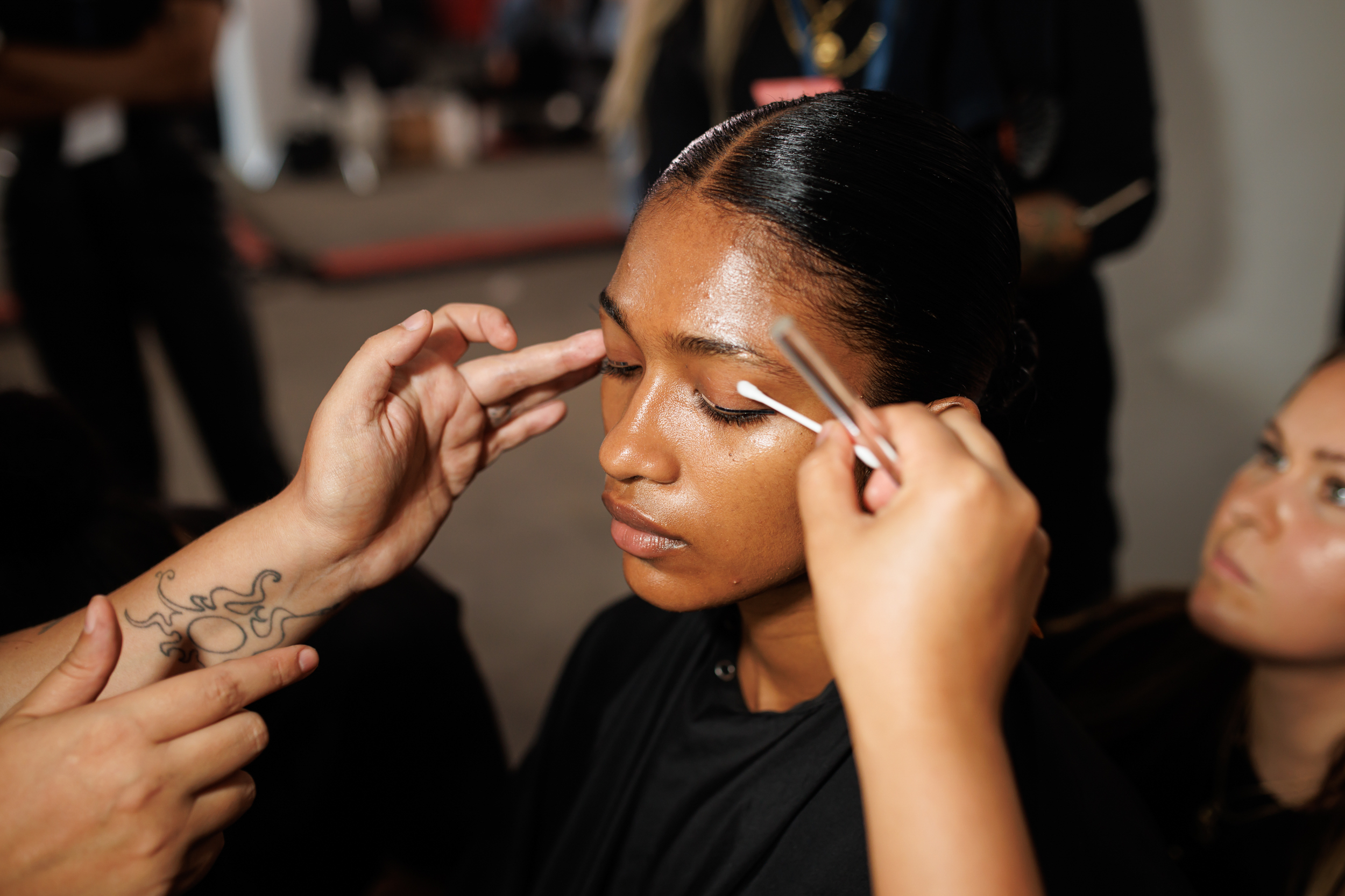 Nanushka Spring 2025 Fashion Show Backstage