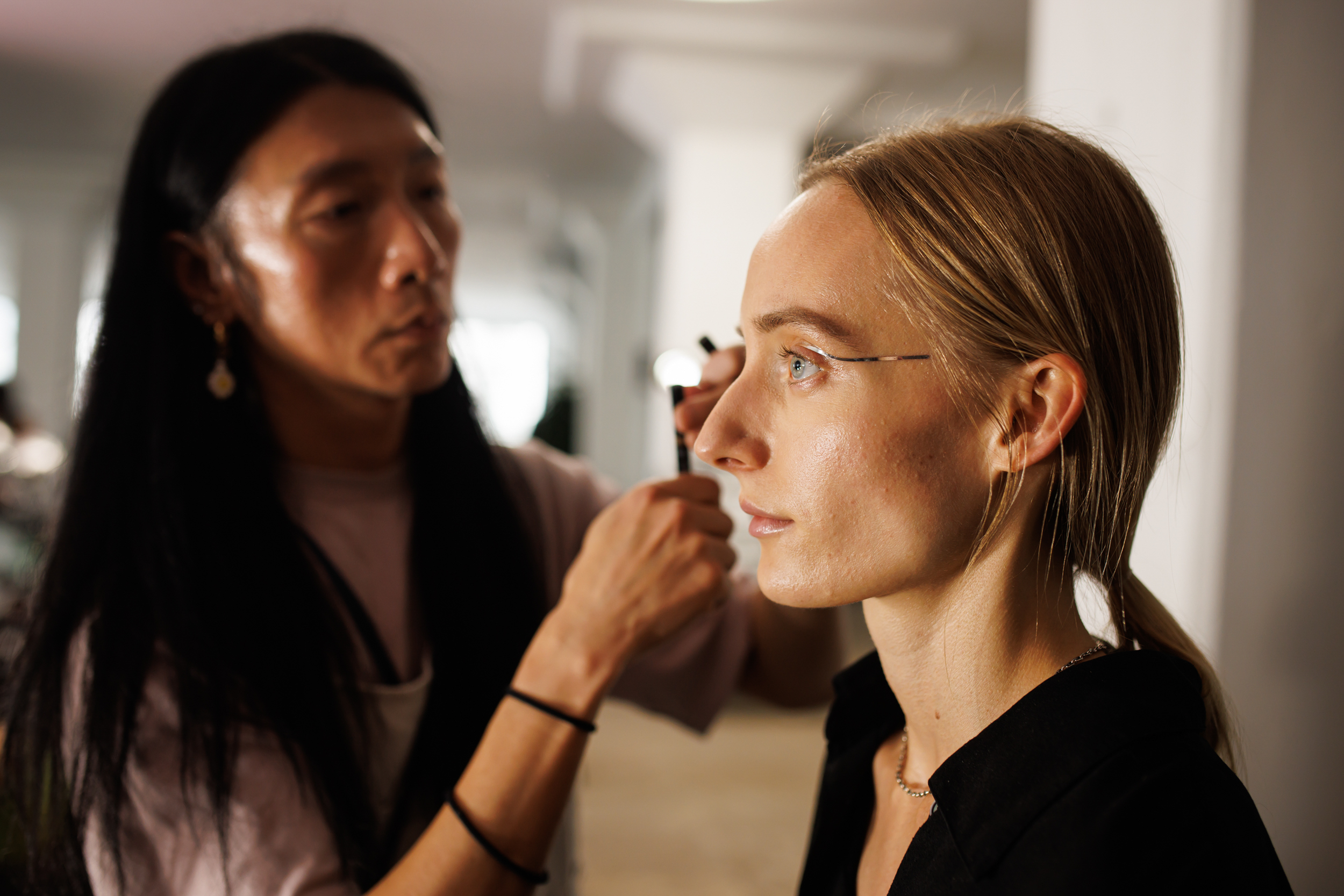 Nanushka Spring 2025 Fashion Show Backstage