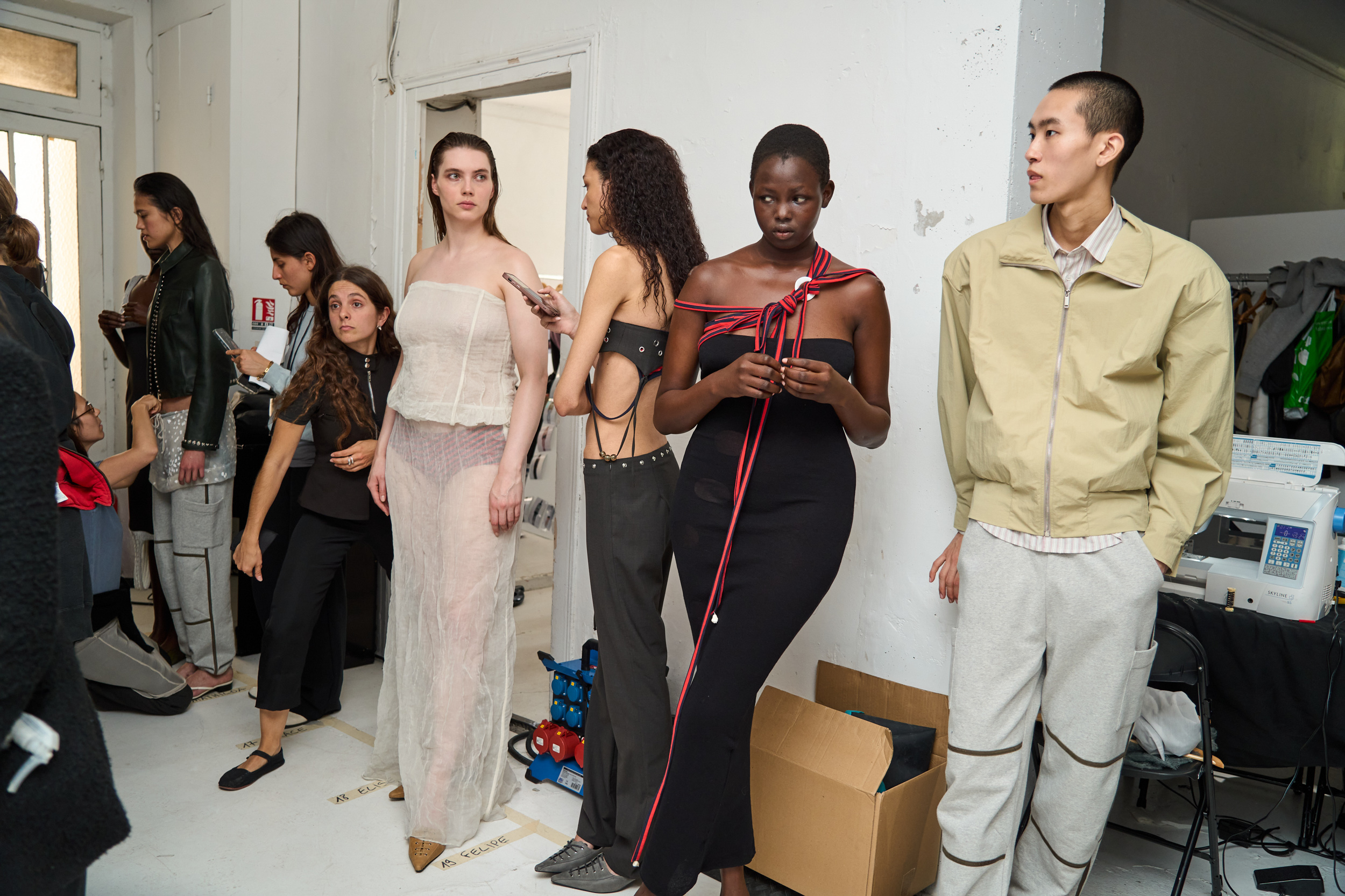 Paloma Wool Spring 2025 Fashion Show Backstage