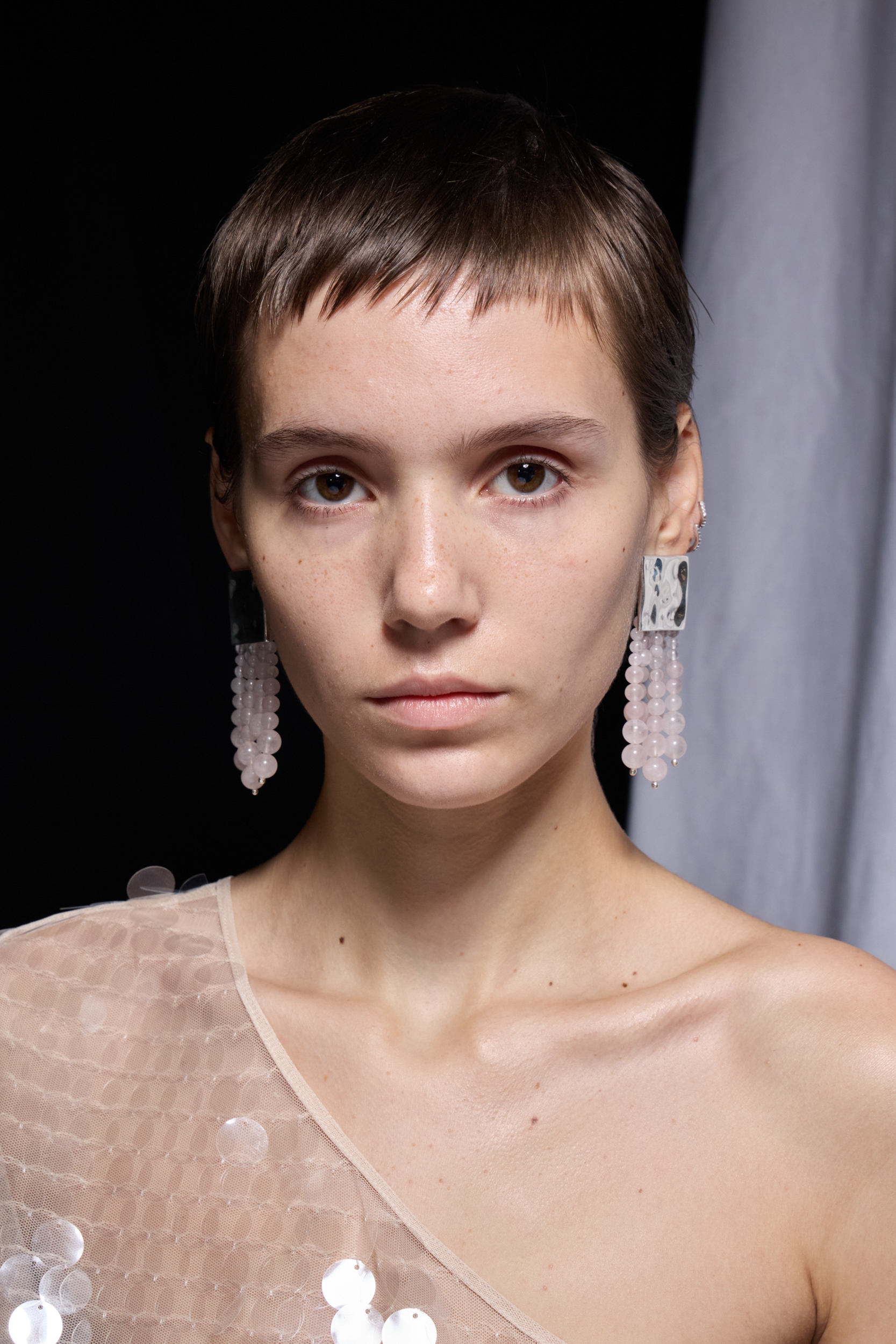 Niccolo Pasqualetti Spring 2025 Fashion Show Backstage