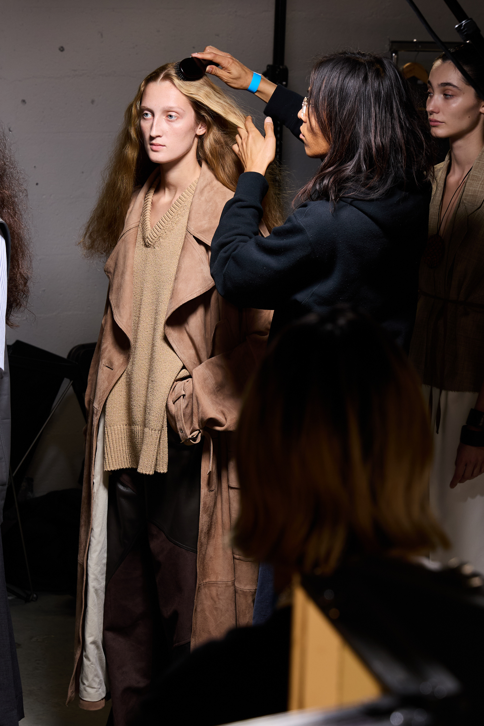 Niccolo Pasqualetti Spring 2025 Fashion Show Backstage