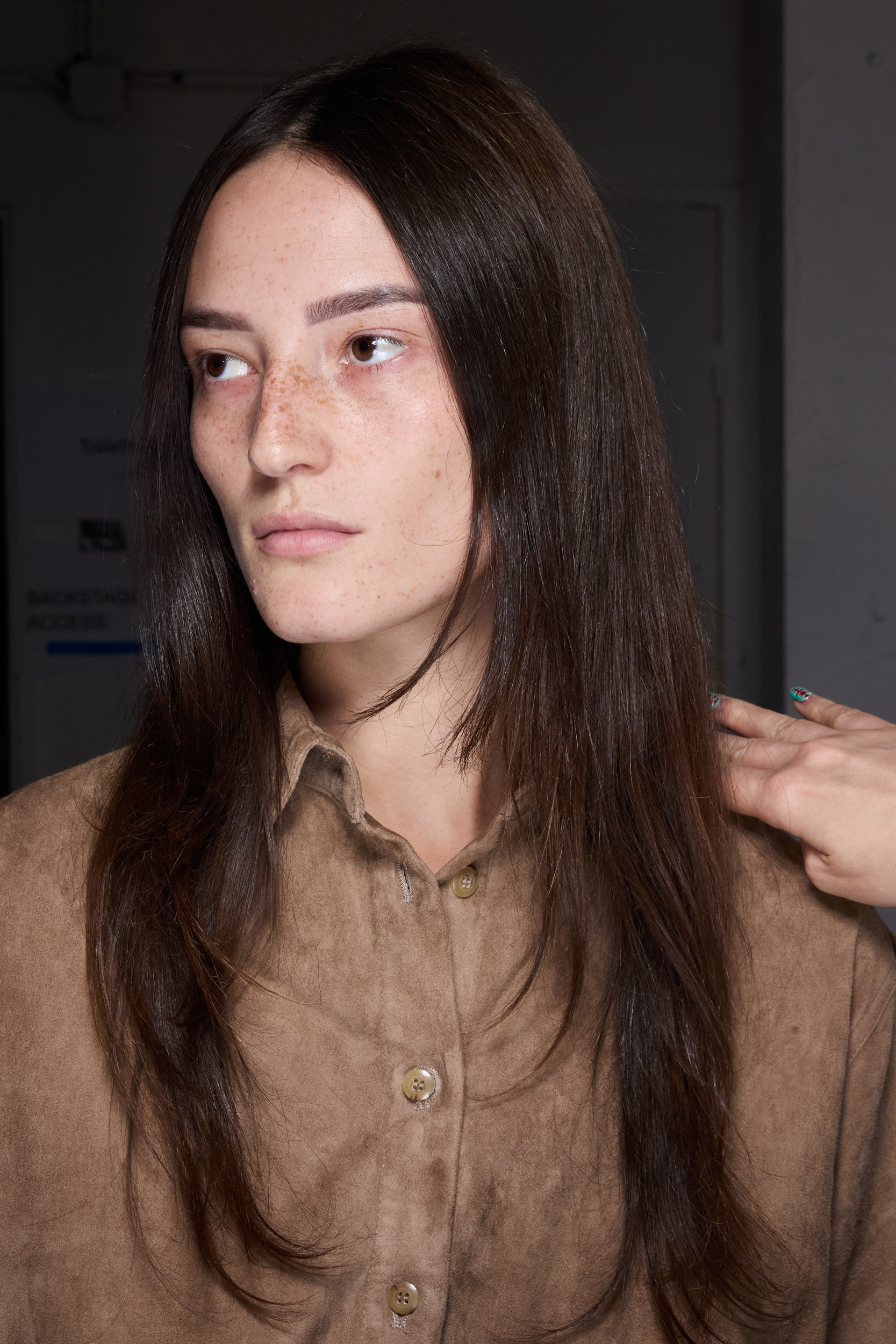 Niccolo Pasqualetti Spring 2025 Fashion Show Backstage