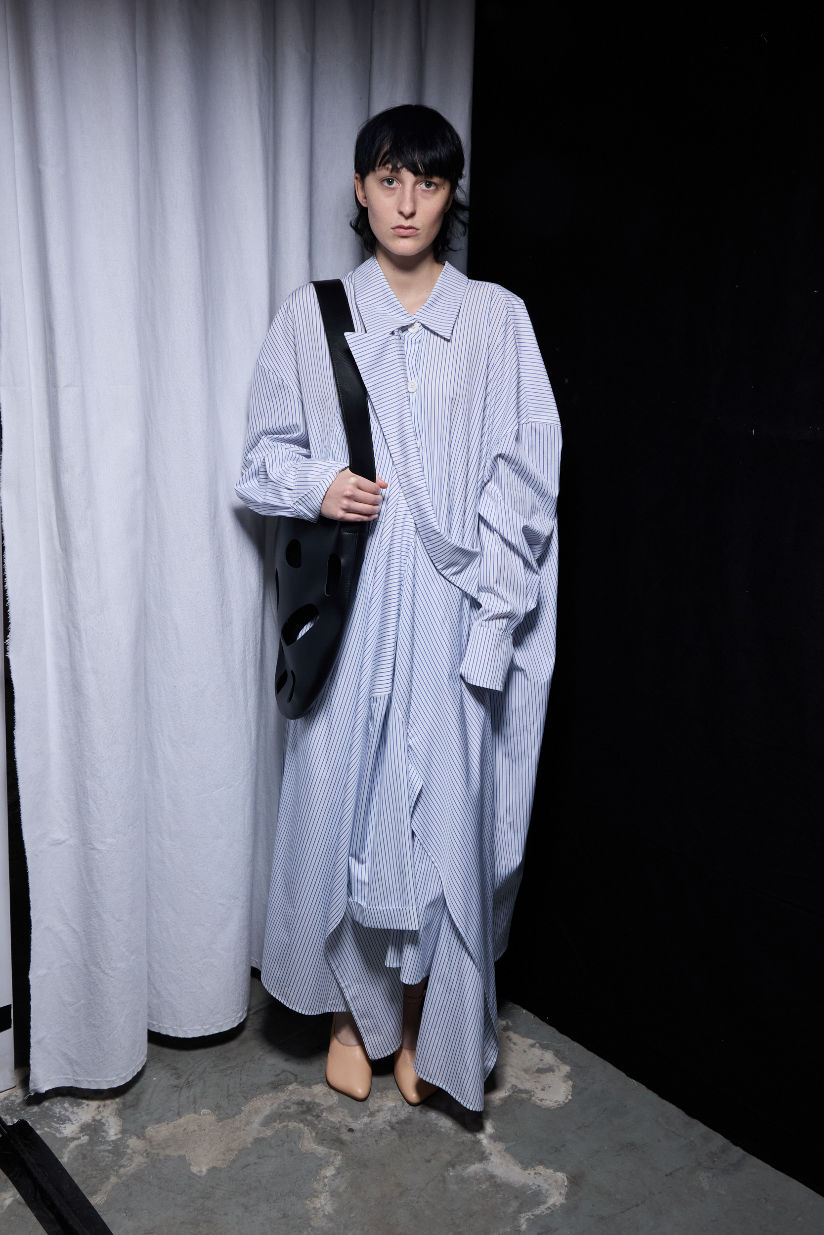 Niccolo Pasqualetti Spring 2025 Fashion Show Backstage