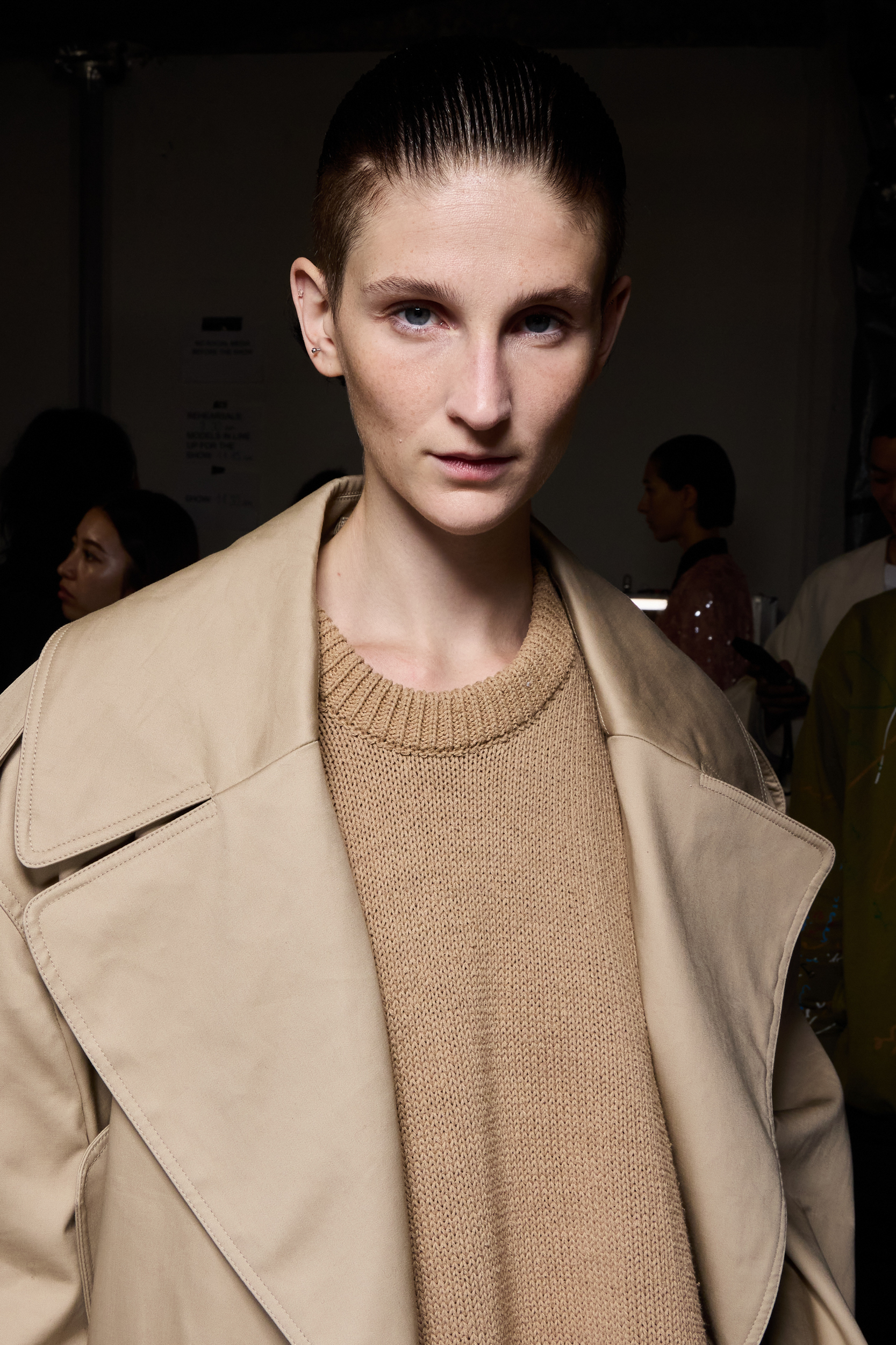 Niccolo Pasqualetti Spring 2025 Fashion Show Backstage