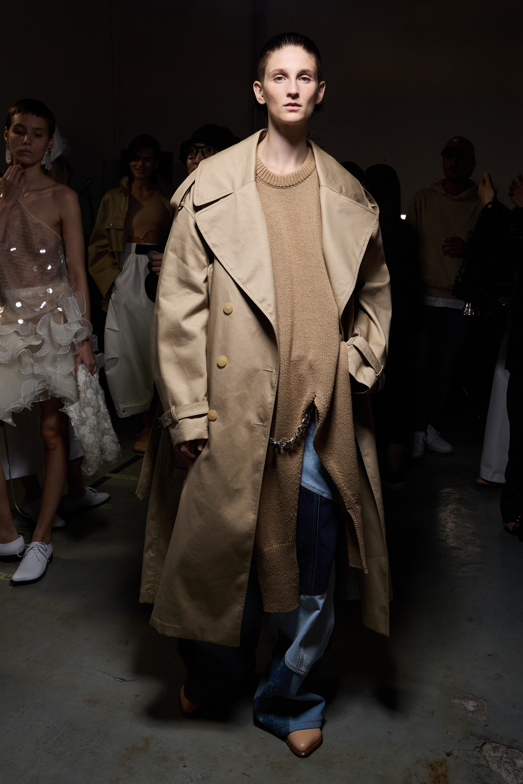 Niccolo Pasqualetti Spring 2025 Fashion Show Backstage