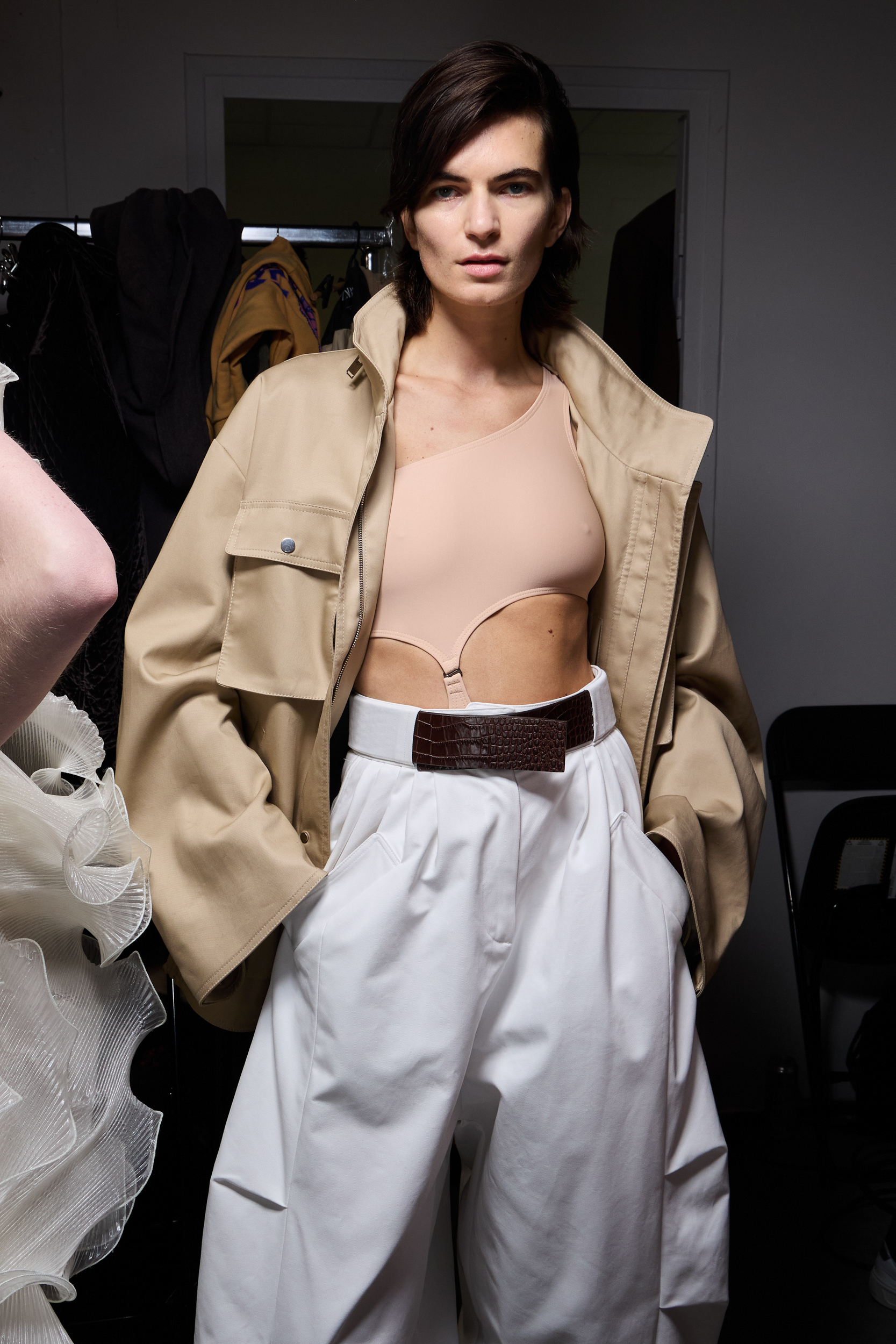 Niccolo Pasqualetti Spring 2025 Fashion Show Backstage