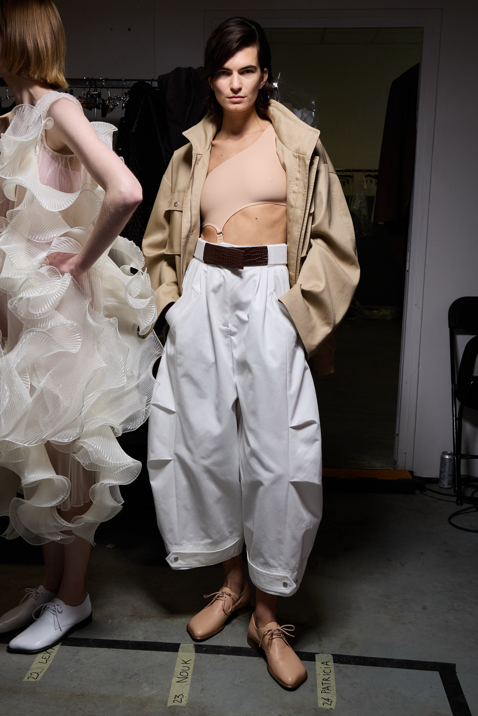 Niccolo Pasqualetti Spring 2025 Fashion Show Backstage