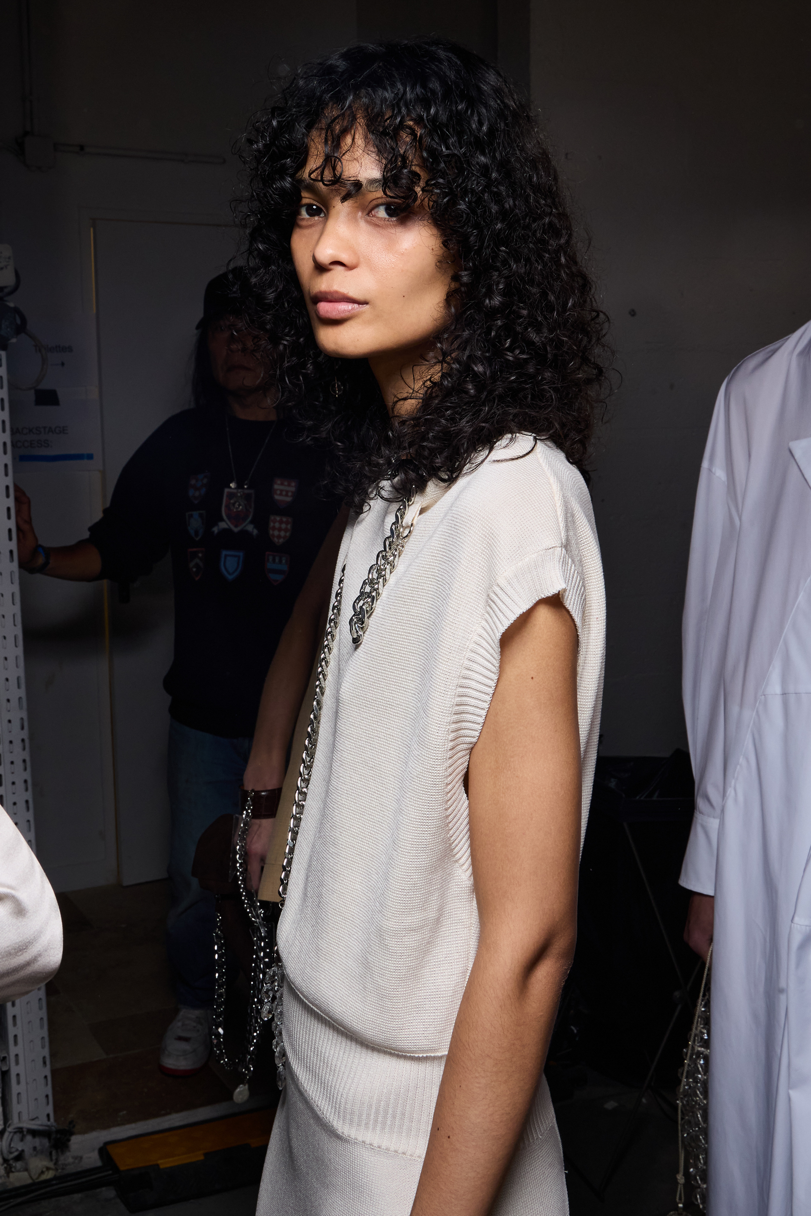 Niccolo Pasqualetti Spring 2025 Fashion Show Backstage