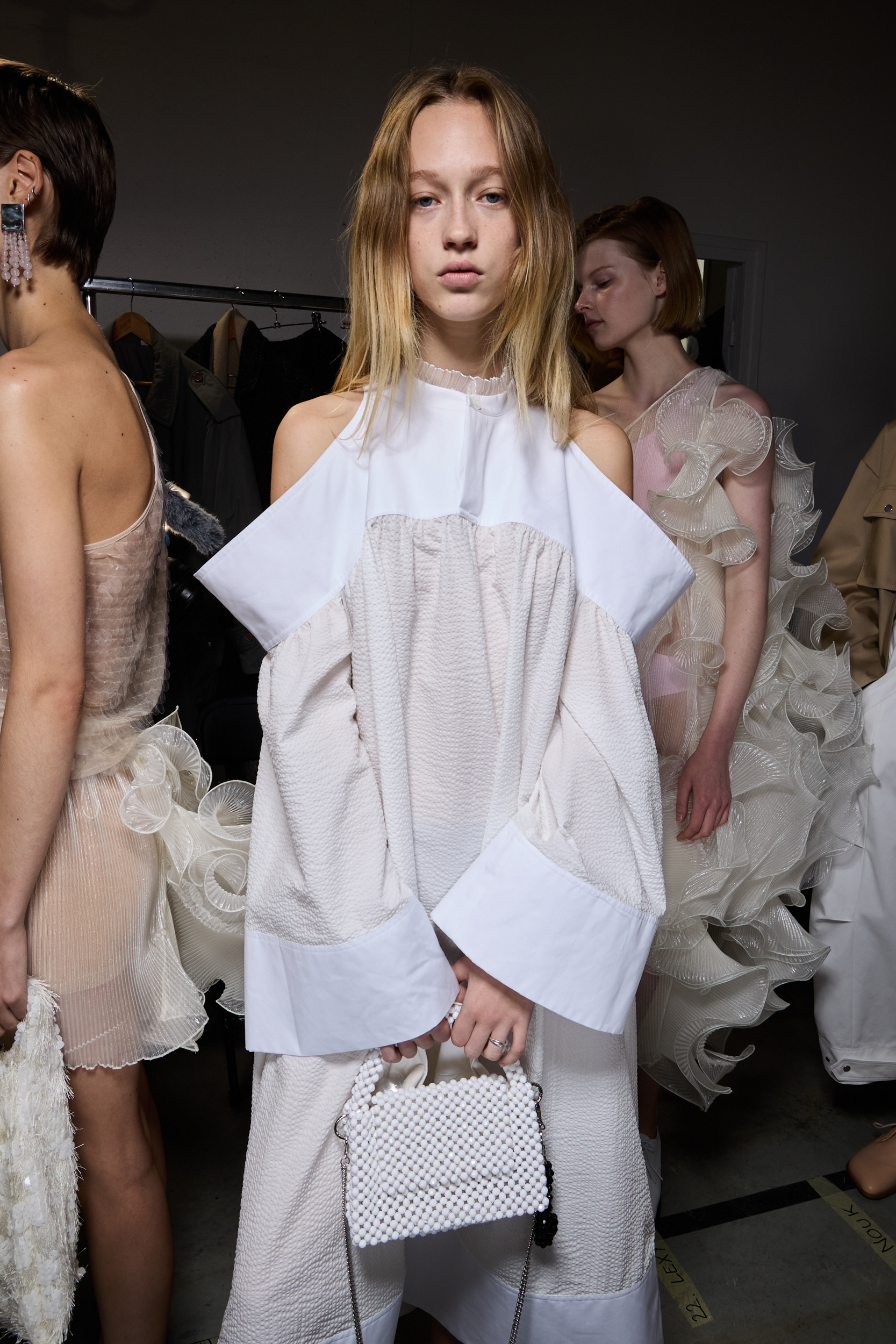 Niccolo Pasqualetti Spring 2025 Fashion Show Backstage