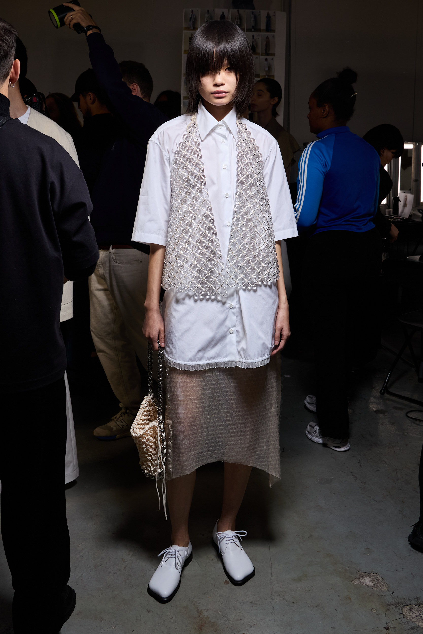 Niccolo Pasqualetti Spring 2025 Fashion Show Backstage