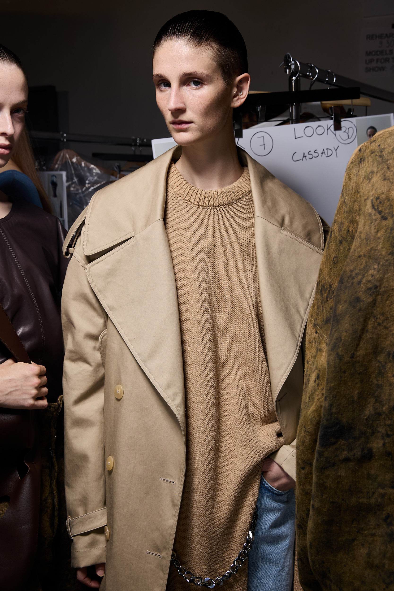 Niccolo Pasqualetti Spring 2025 Fashion Show Backstage