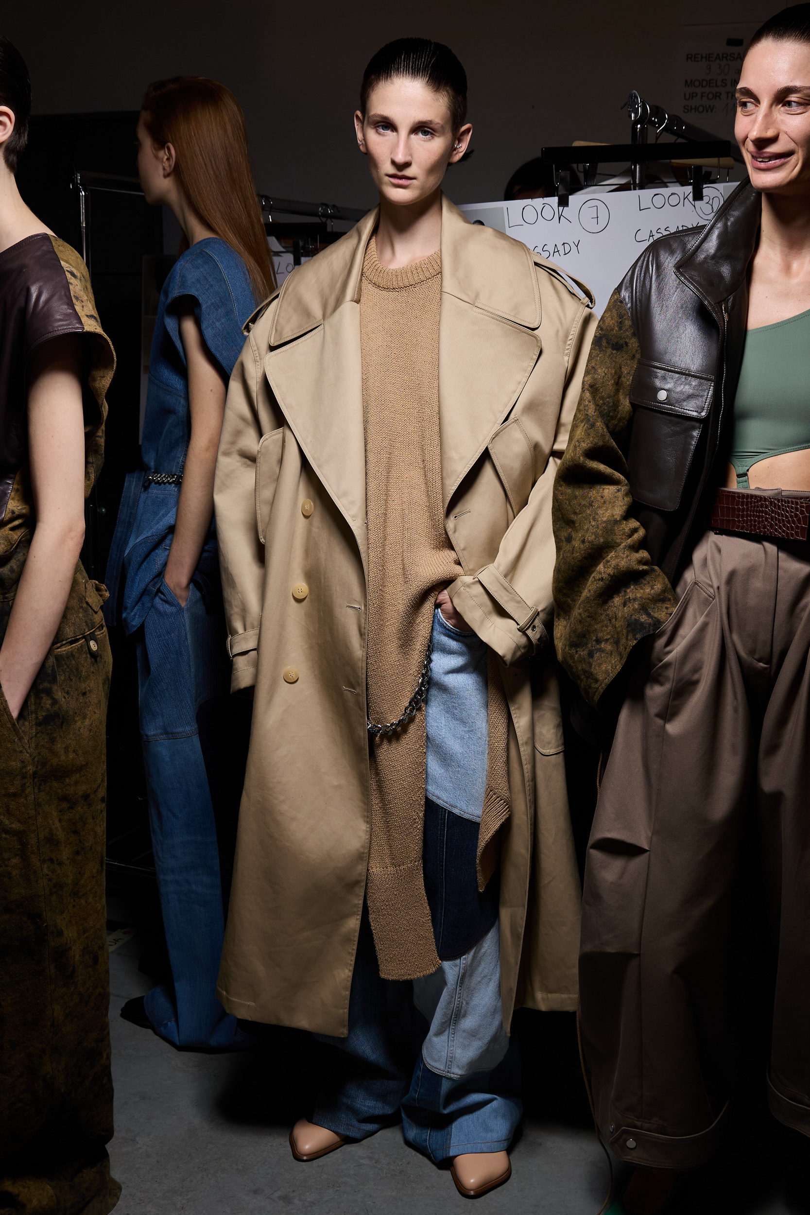 Niccolo Pasqualetti Spring 2025 Fashion Show Backstage