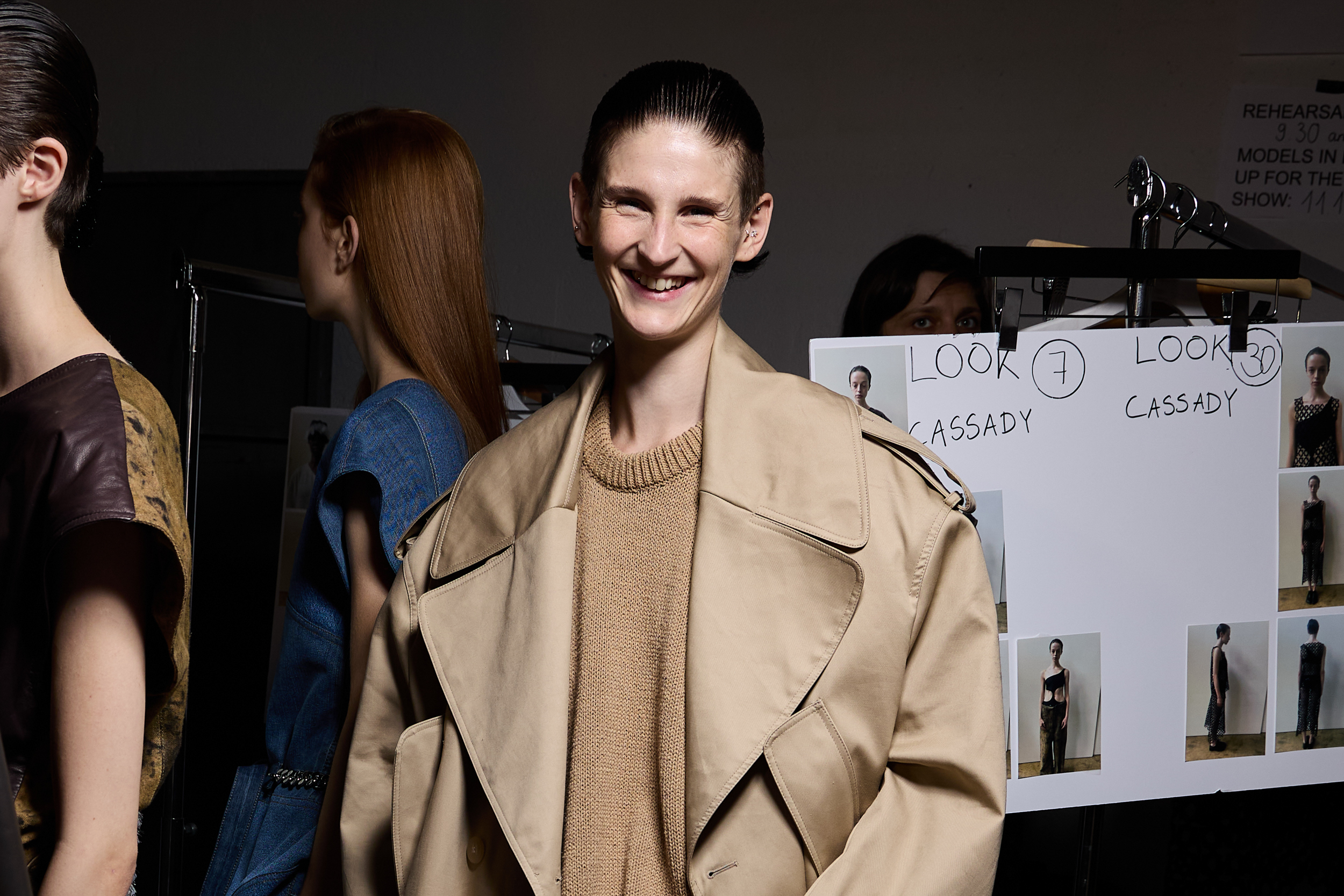 Niccolo Pasqualetti Spring 2025 Fashion Show Backstage