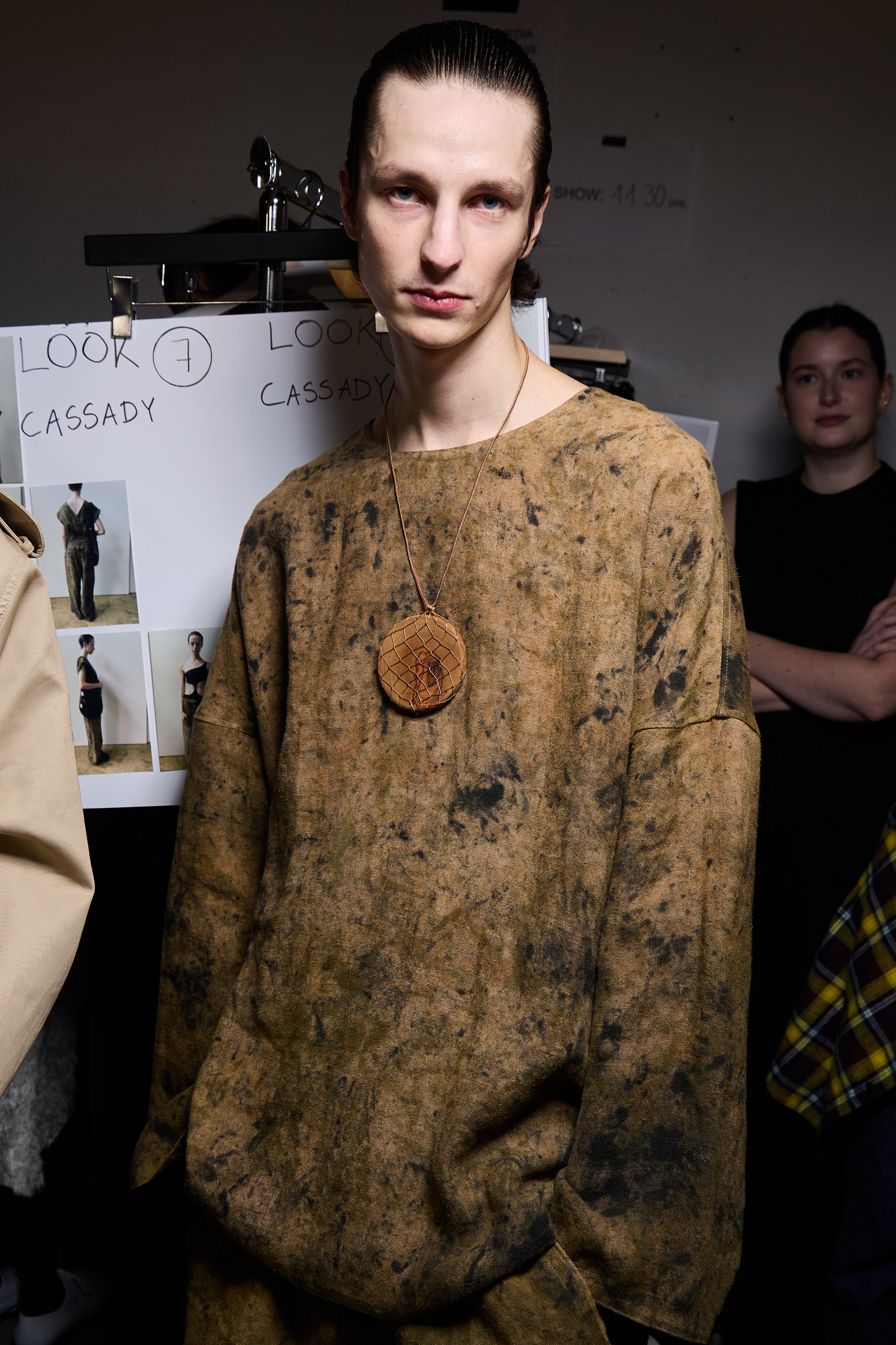 Niccolo Pasqualetti Spring 2025 Fashion Show Backstage