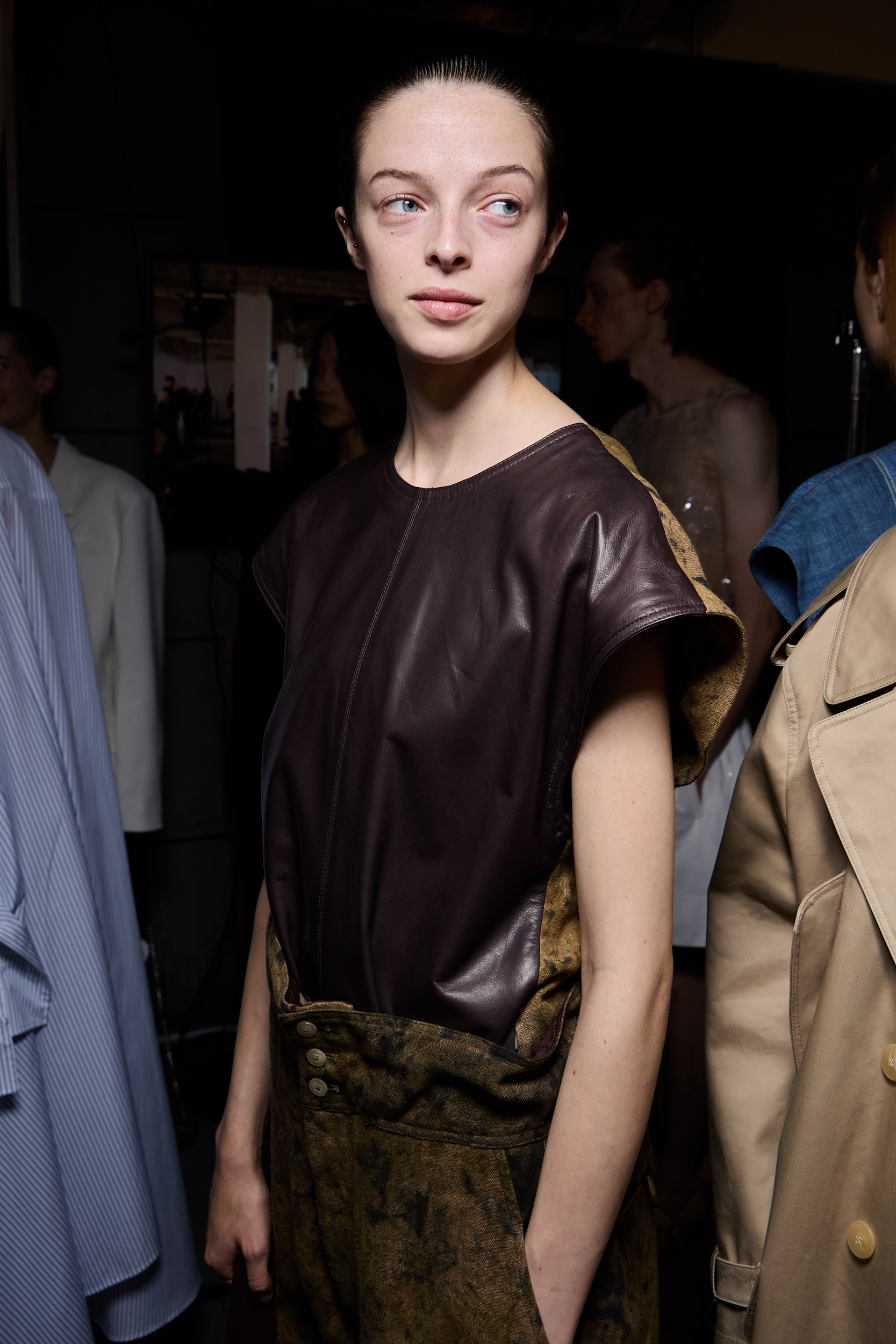 Niccolo Pasqualetti Spring 2025 Fashion Show Backstage