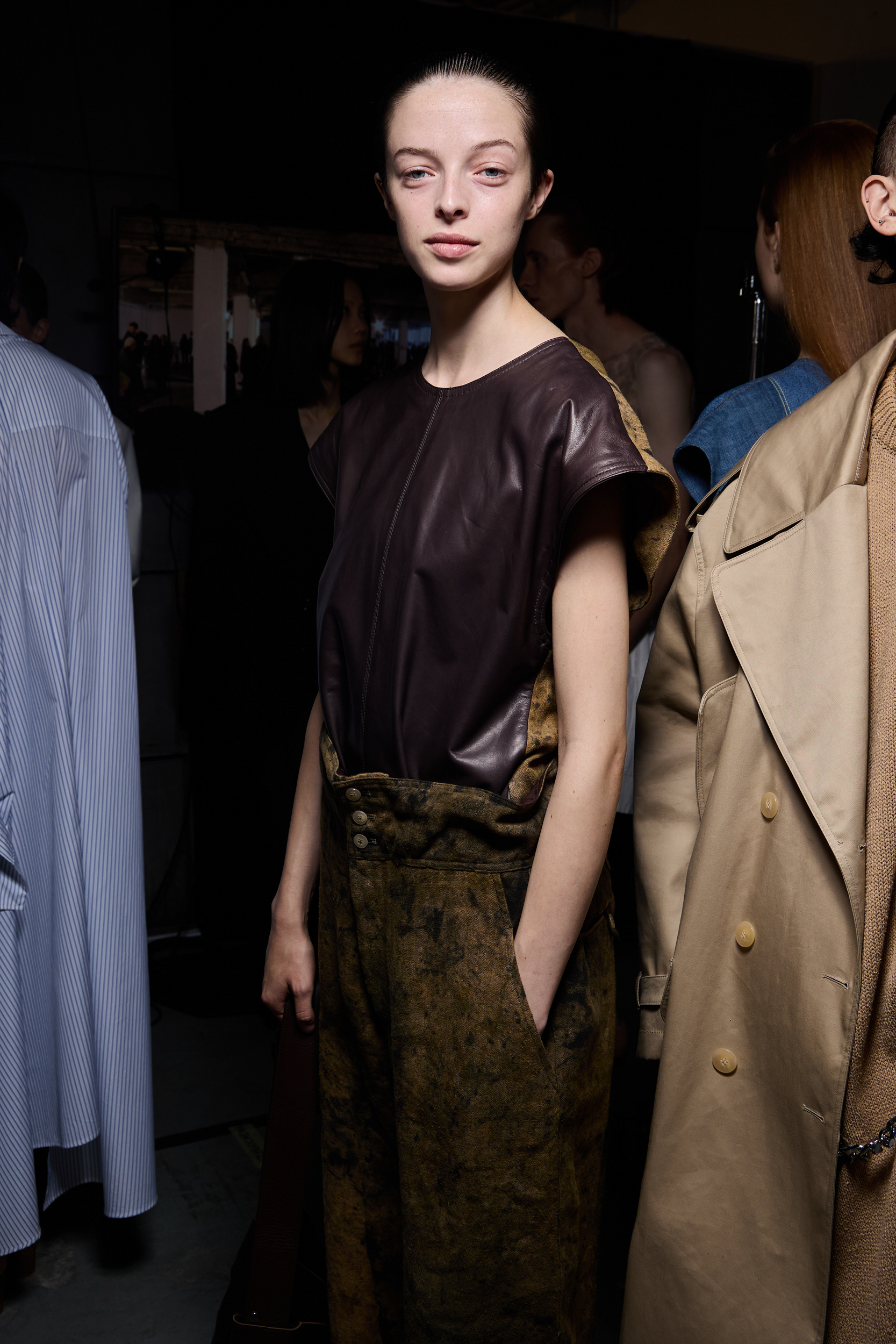 Niccolo Pasqualetti Spring 2025 Fashion Show Backstage