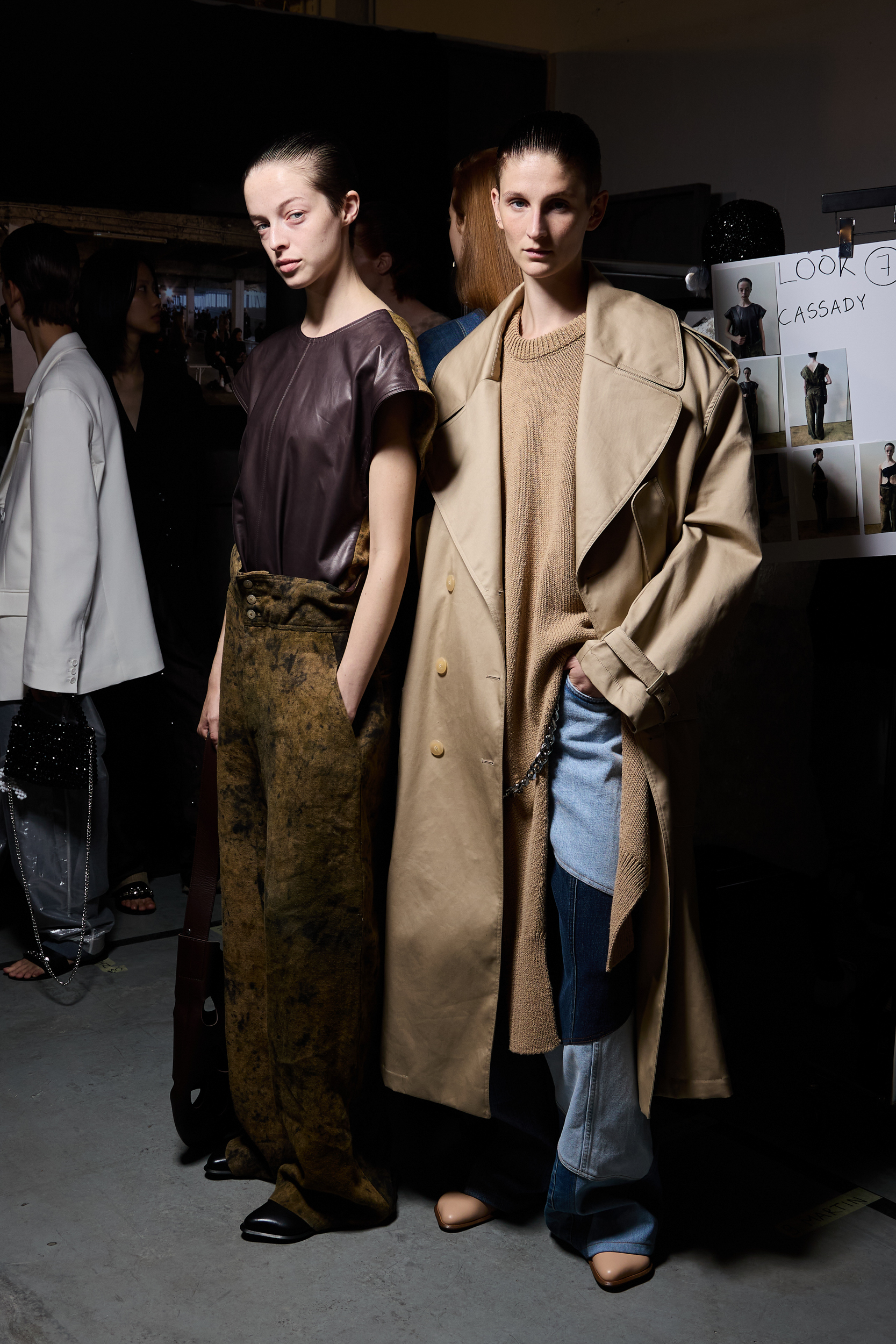 Niccolo Pasqualetti Spring 2025 Fashion Show Backstage