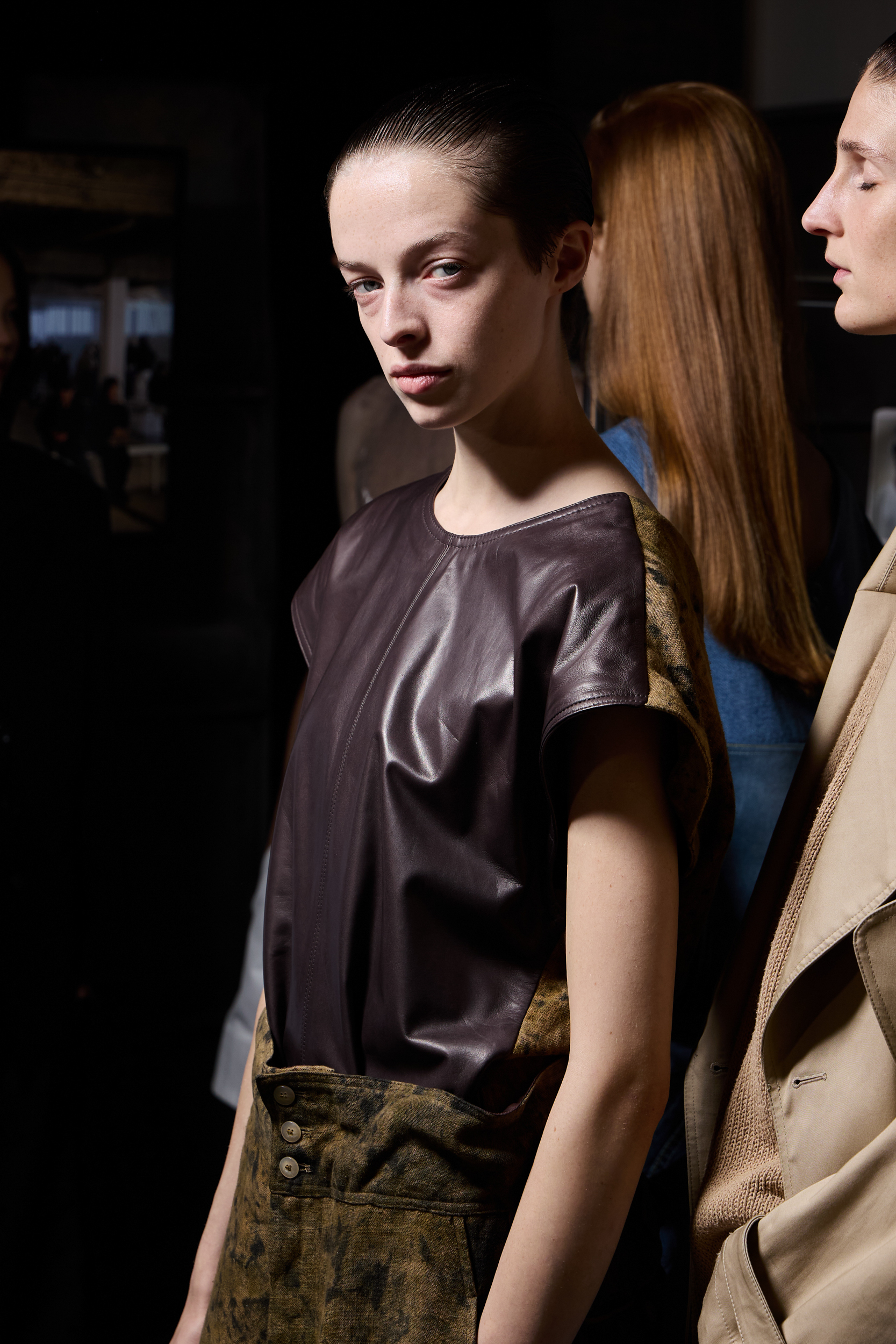 Niccolo Pasqualetti Spring 2025 Fashion Show Backstage