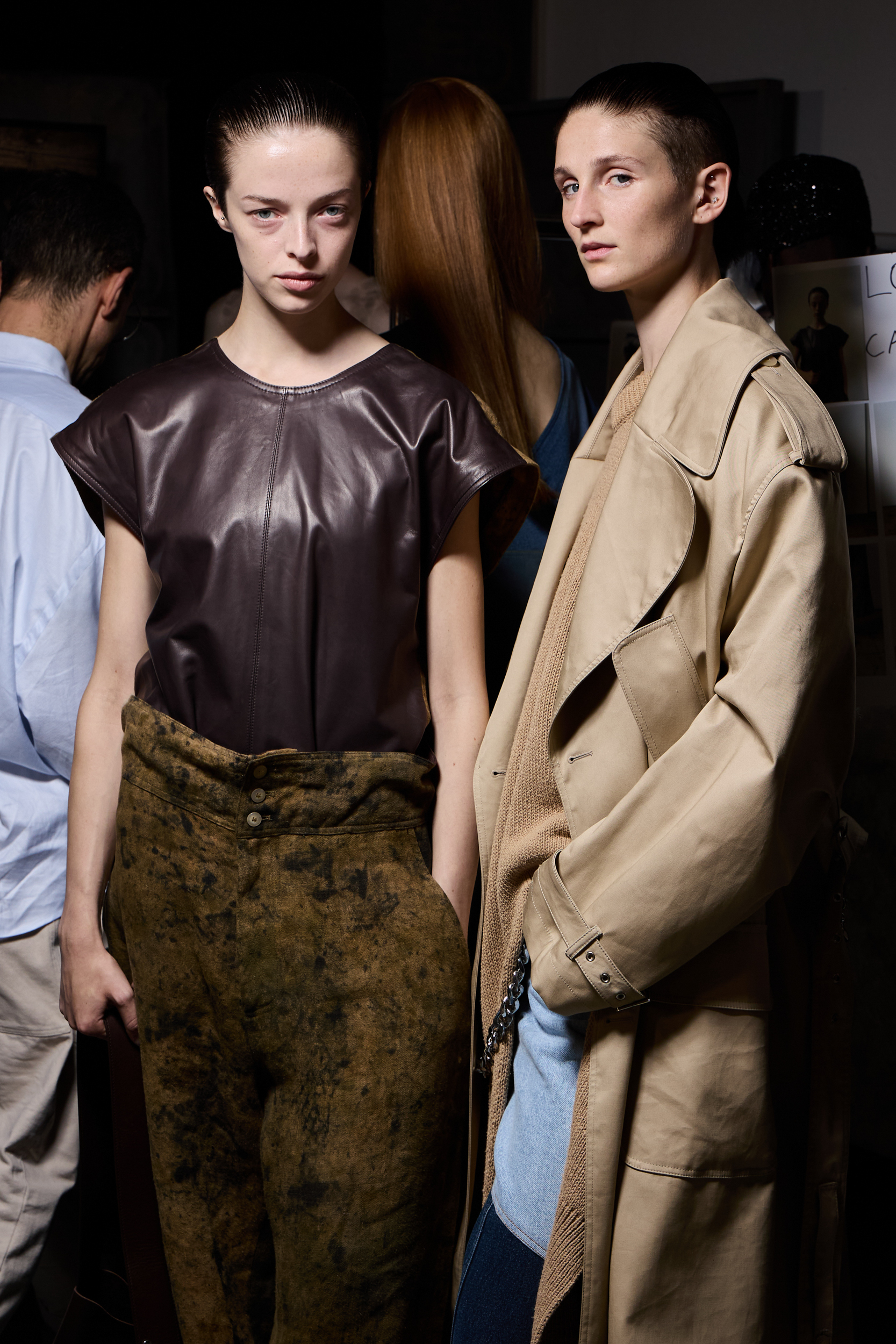 Niccolo Pasqualetti Spring 2025 Fashion Show Backstage