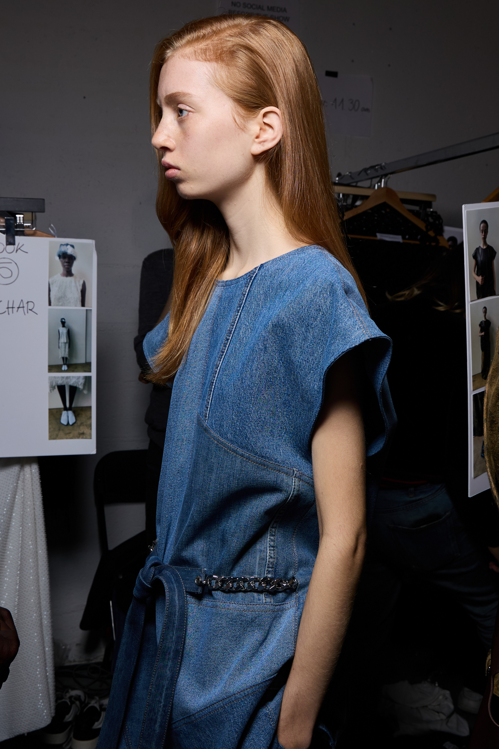 Niccolo Pasqualetti Spring 2025 Fashion Show Backstage