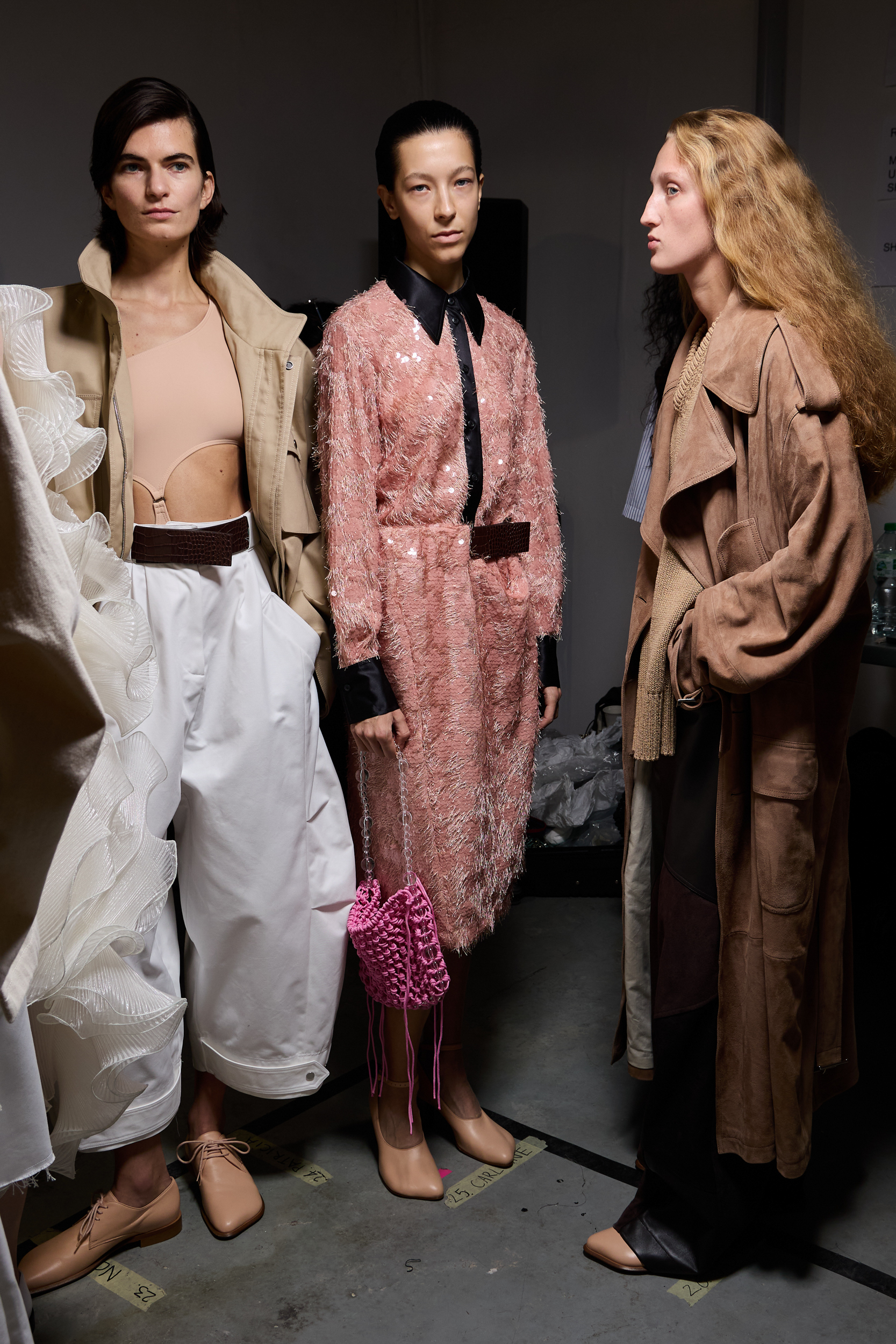 Niccolo Pasqualetti Spring 2025 Fashion Show Backstage