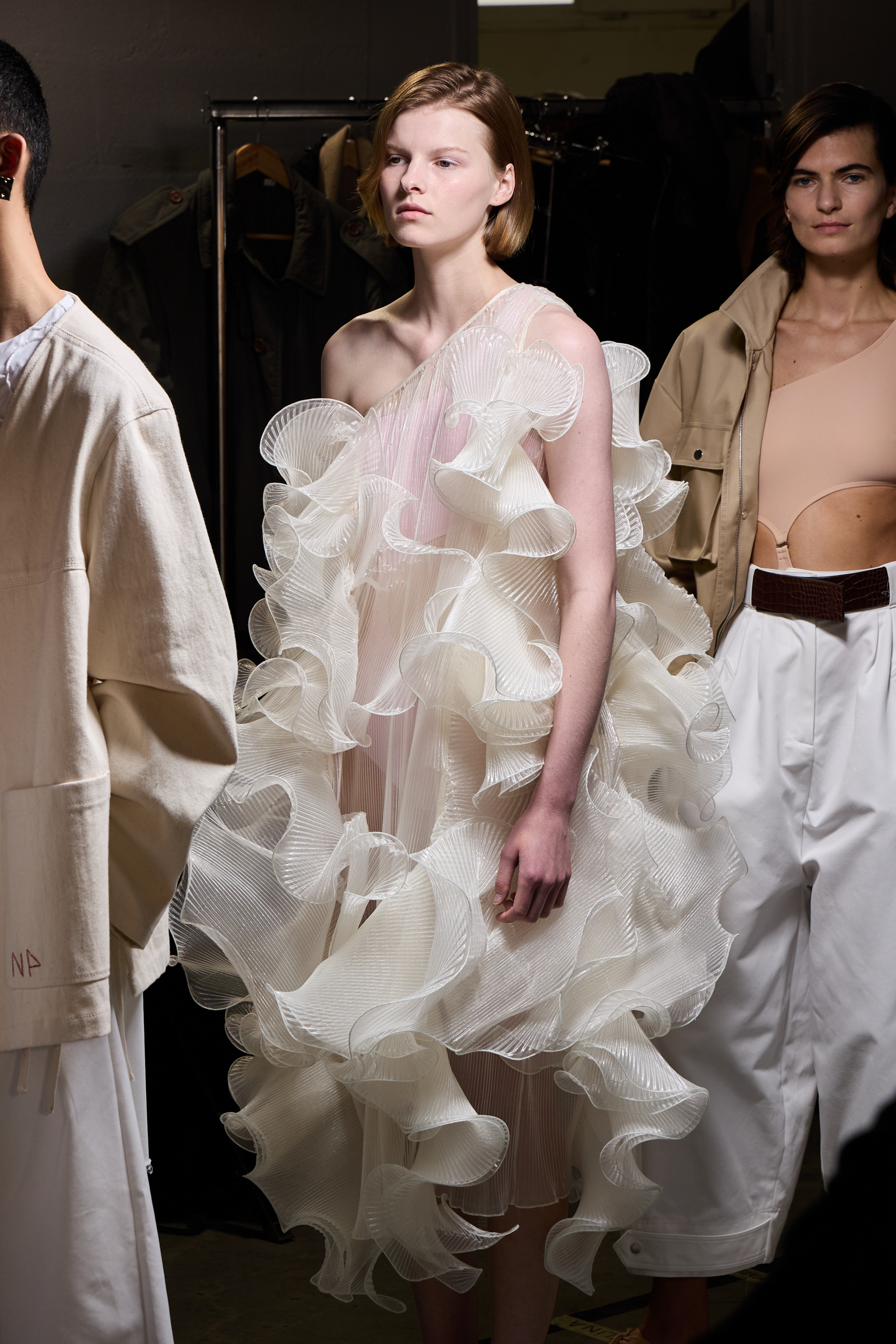 Niccolo Pasqualetti Spring 2025 Fashion Show Backstage