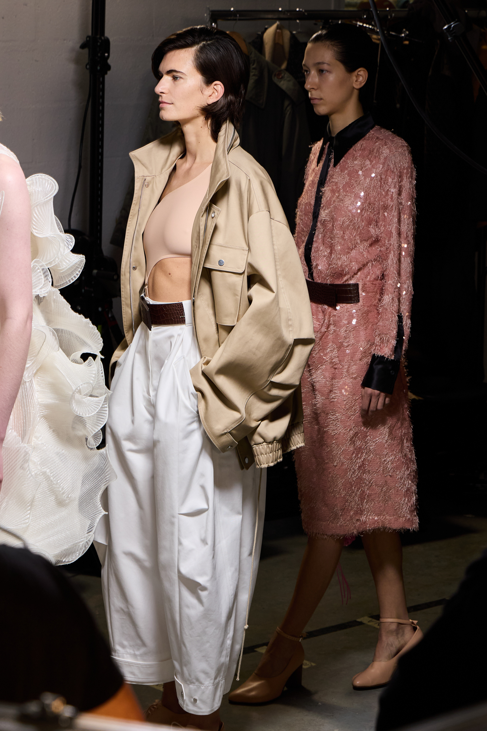 Niccolo Pasqualetti Spring 2025 Fashion Show Backstage