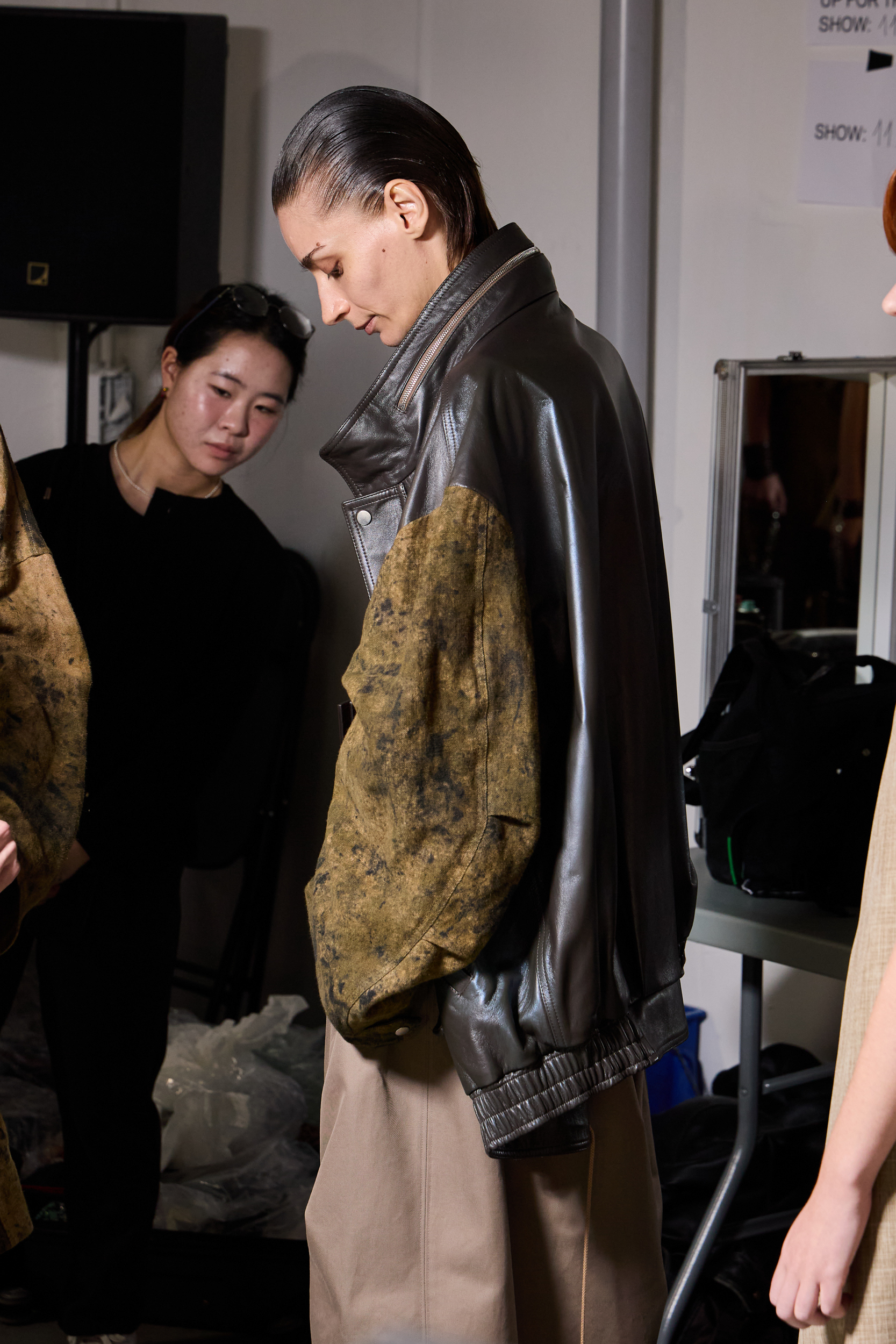 Niccolo Pasqualetti Spring 2025 Fashion Show Backstage