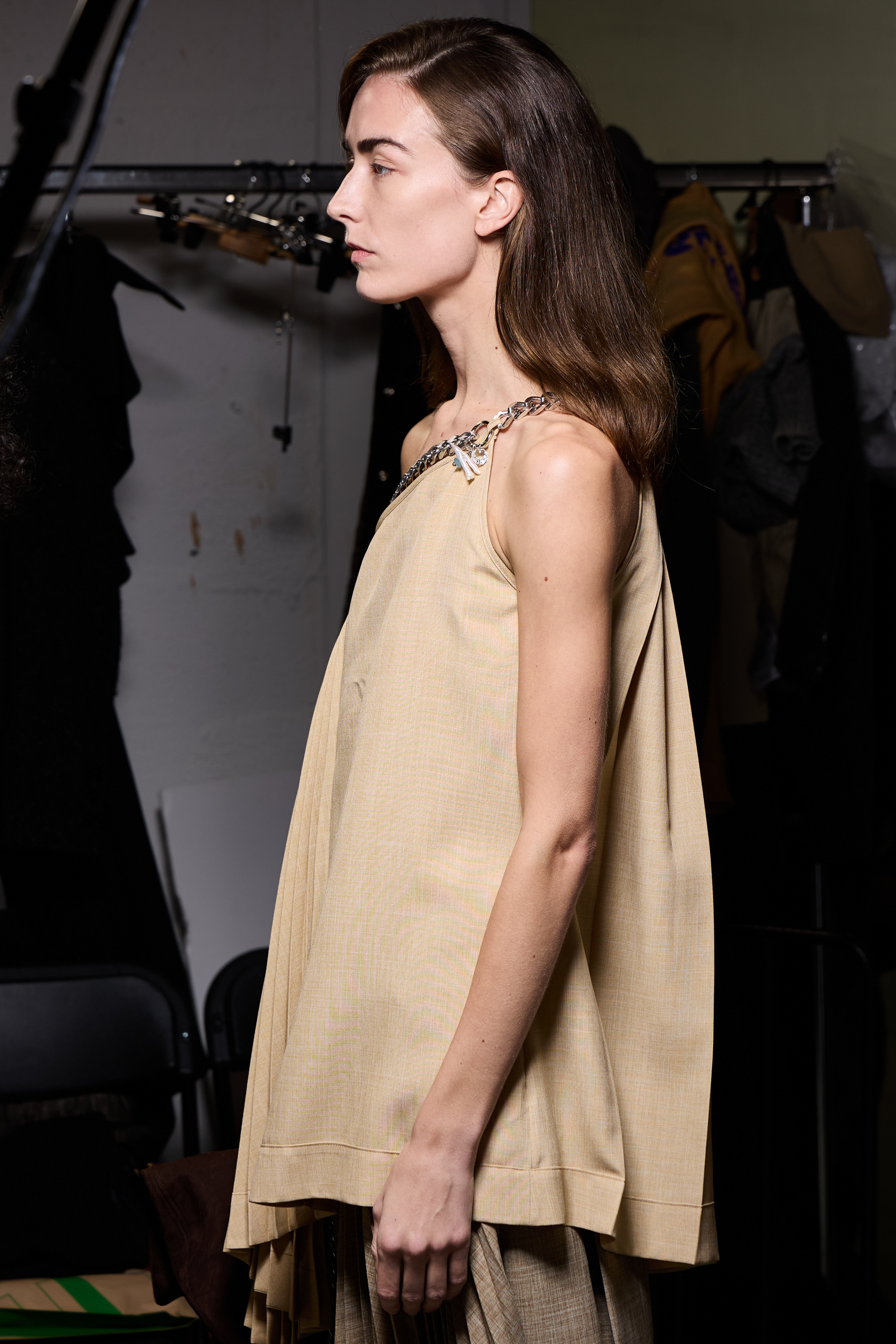 Niccolo Pasqualetti Spring 2025 Fashion Show Backstage