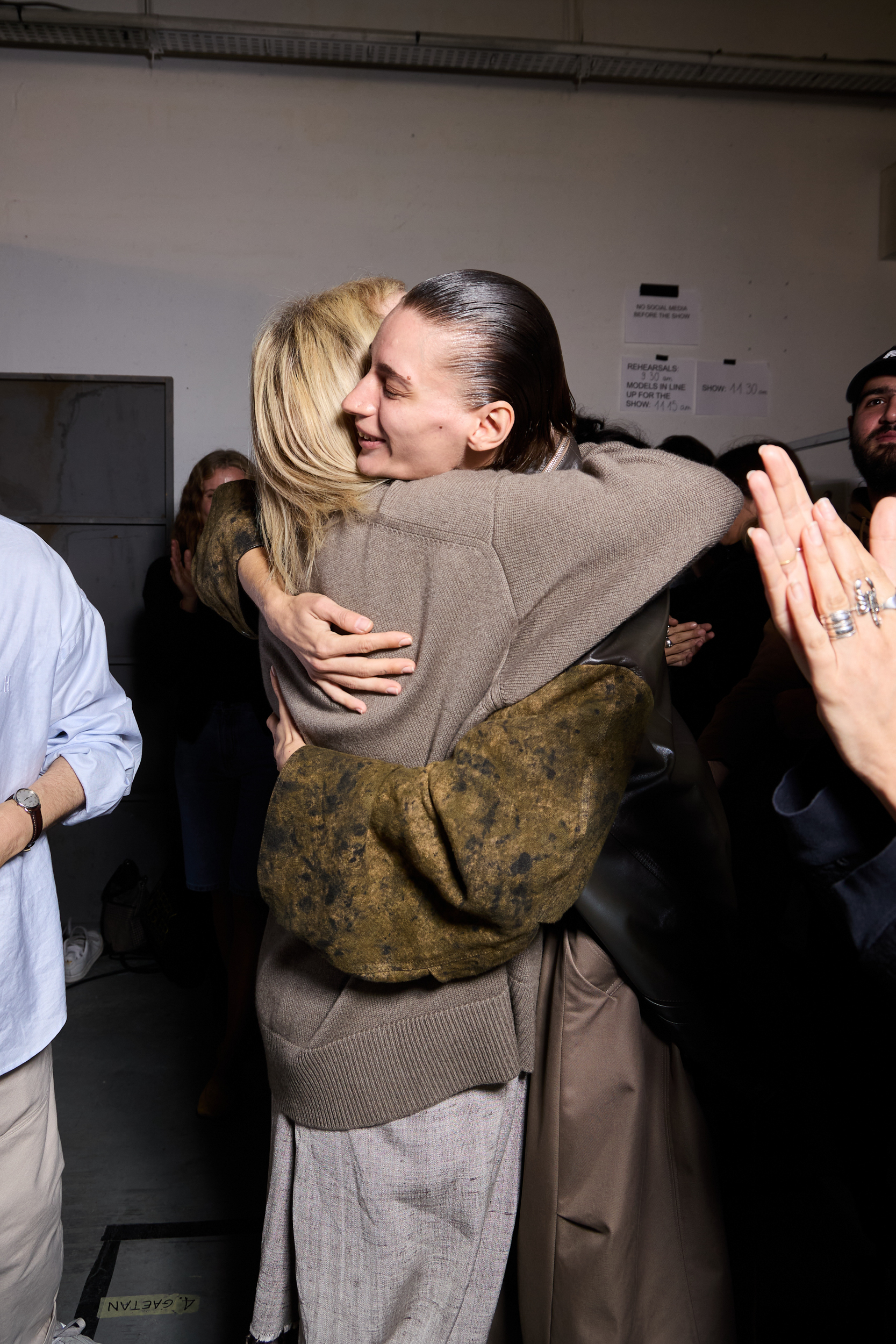 Niccolo Pasqualetti Spring 2025 Fashion Show Backstage