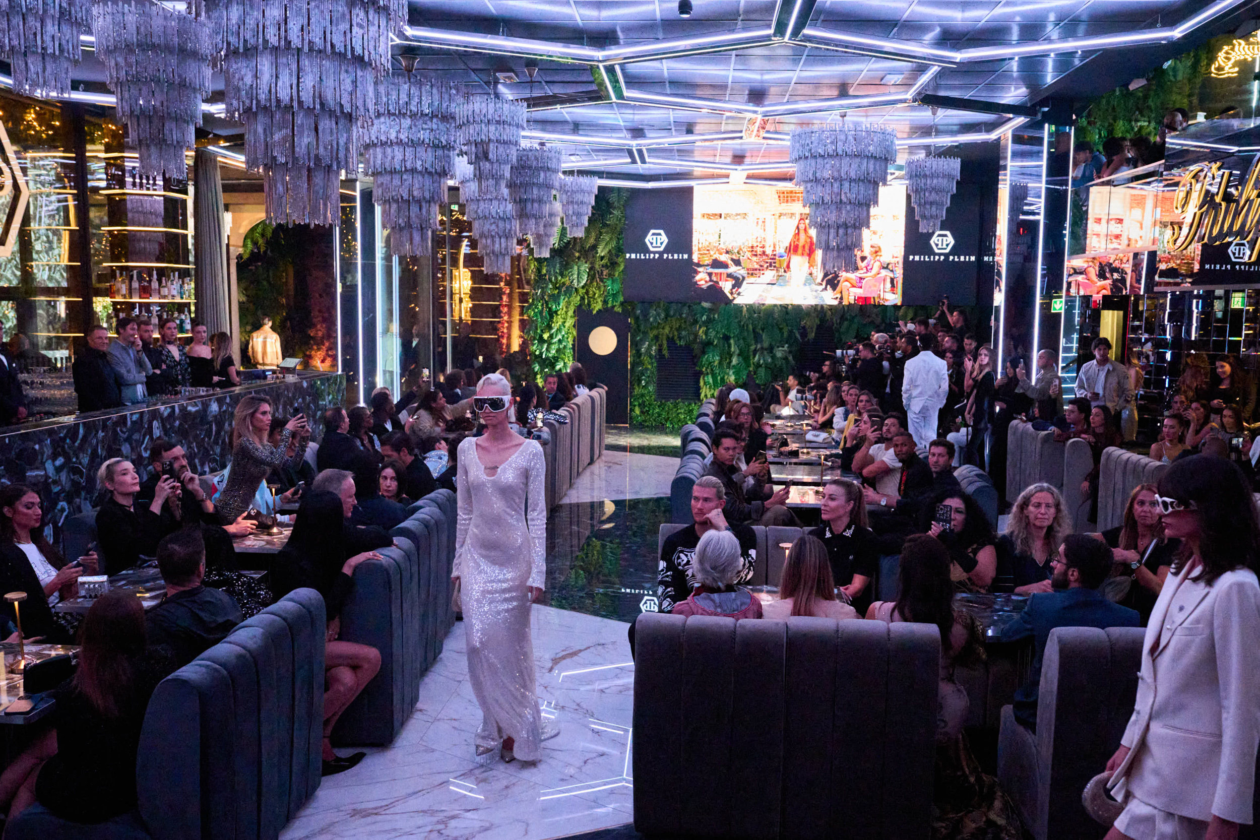 Philipp Plein Spring 2025 Fashion Show Atmosphere