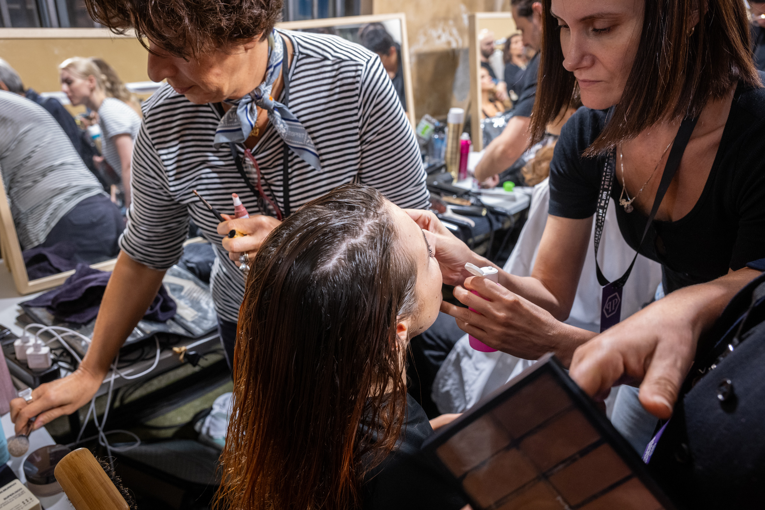 Philipp Plein Spring 2025 Fashion Show Backstage