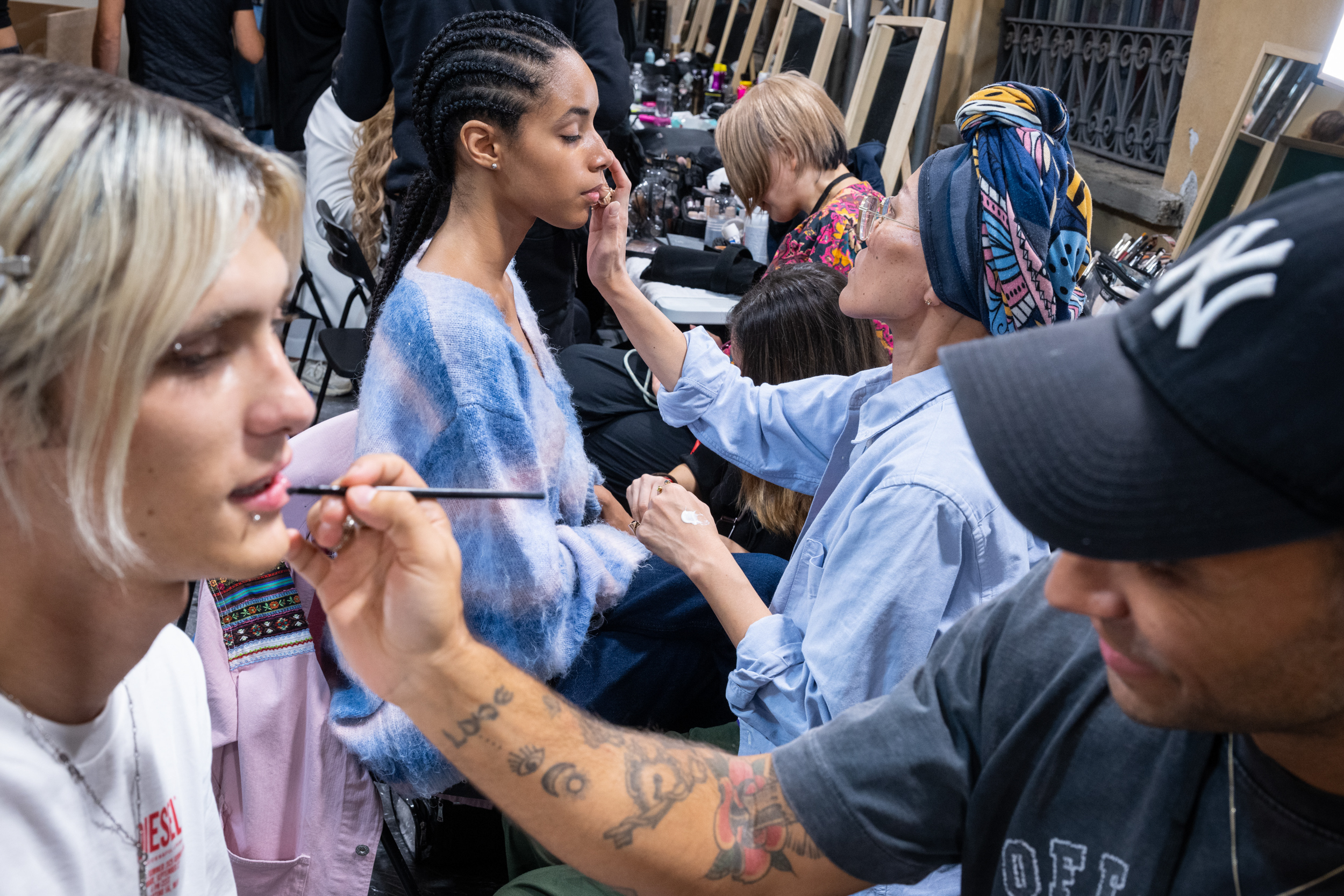 Philipp Plein Spring 2025 Fashion Show Backstage