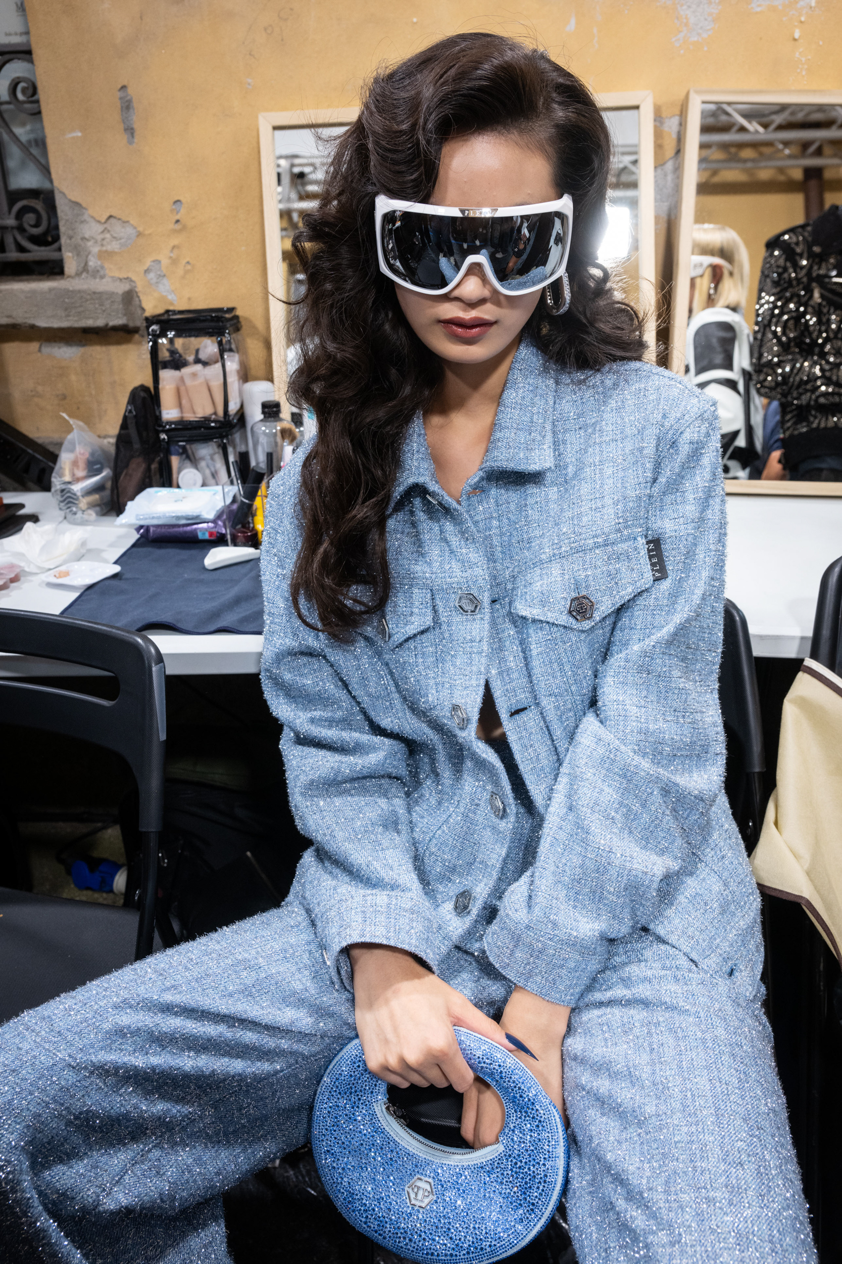 Philipp Plein Spring 2025 Fashion Show Backstage