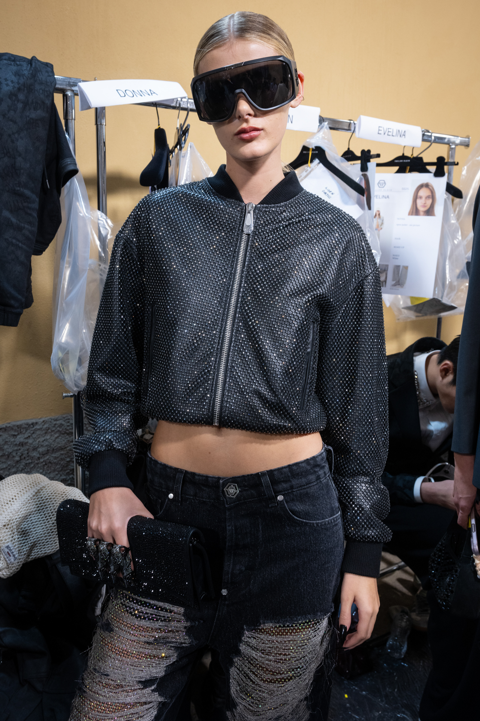 Philipp Plein Spring 2025 Fashion Show Backstage