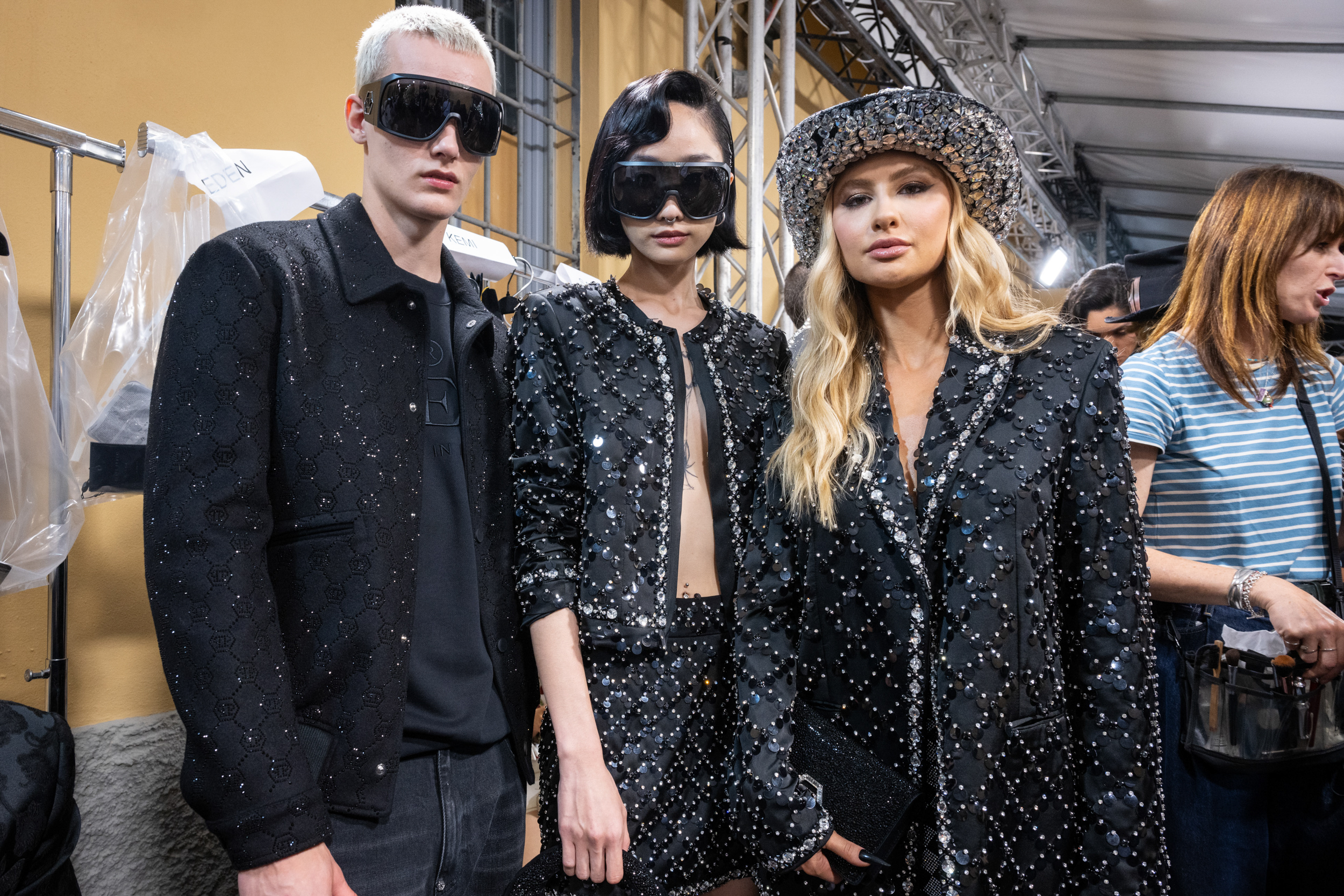 Philipp Plein Spring 2025 Fashion Show Backstage